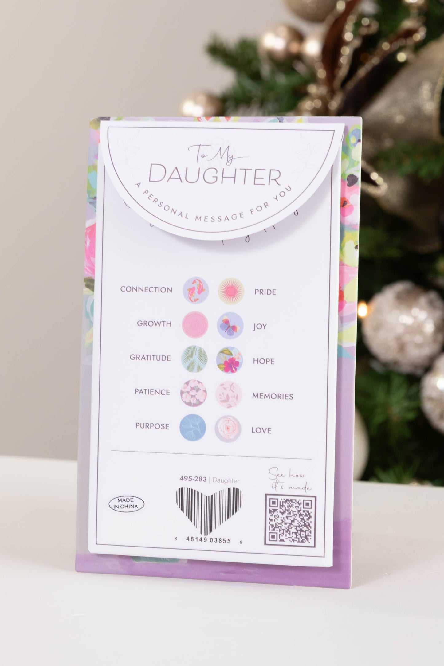 Love You Daughter Clay Beaded Bracelet