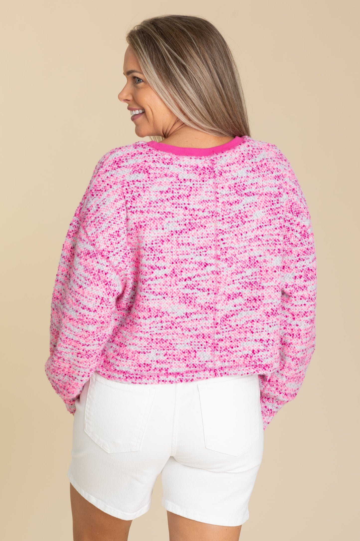 Multicolor Oversized Knit Top