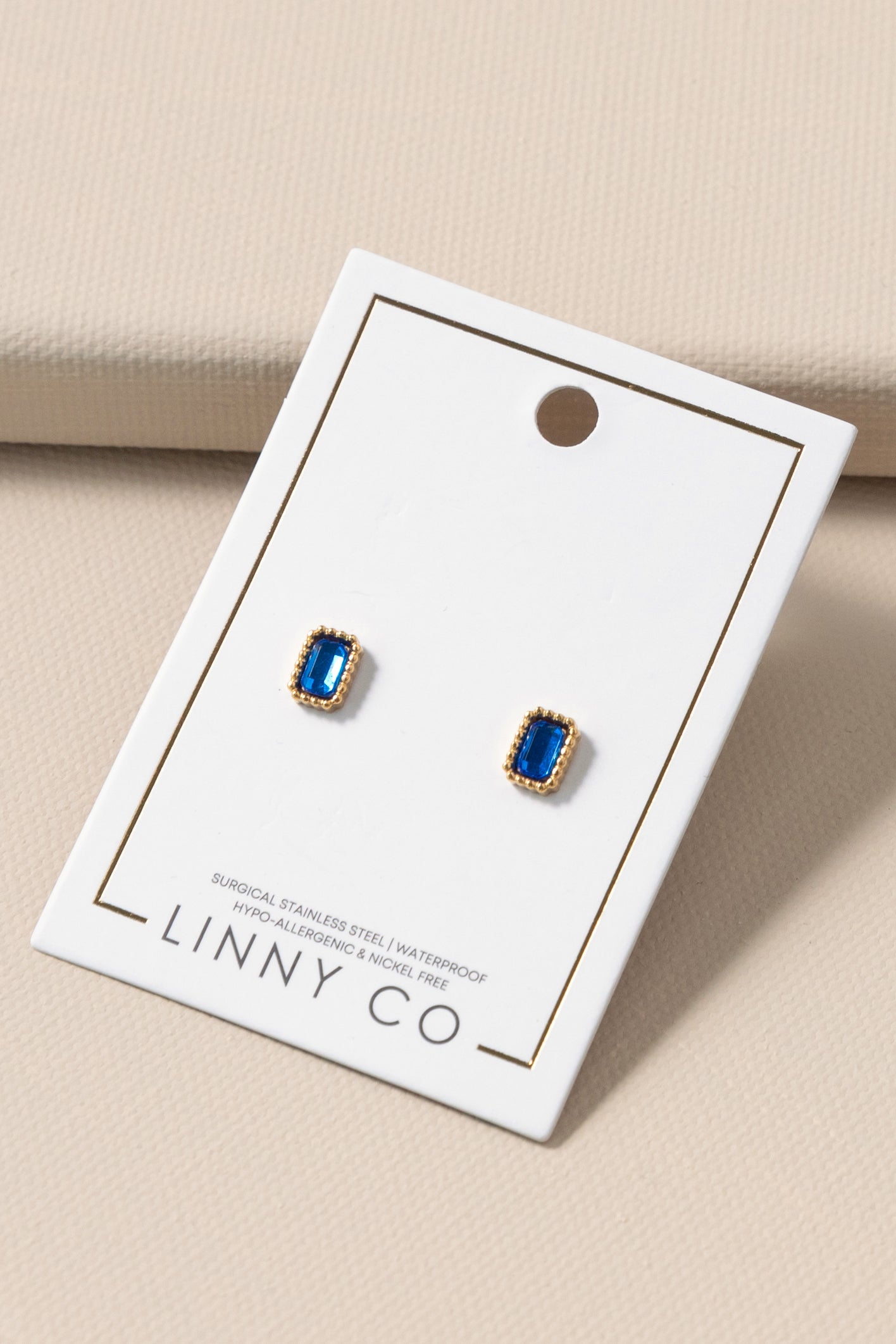 Madison Rectangle Stud Earrings