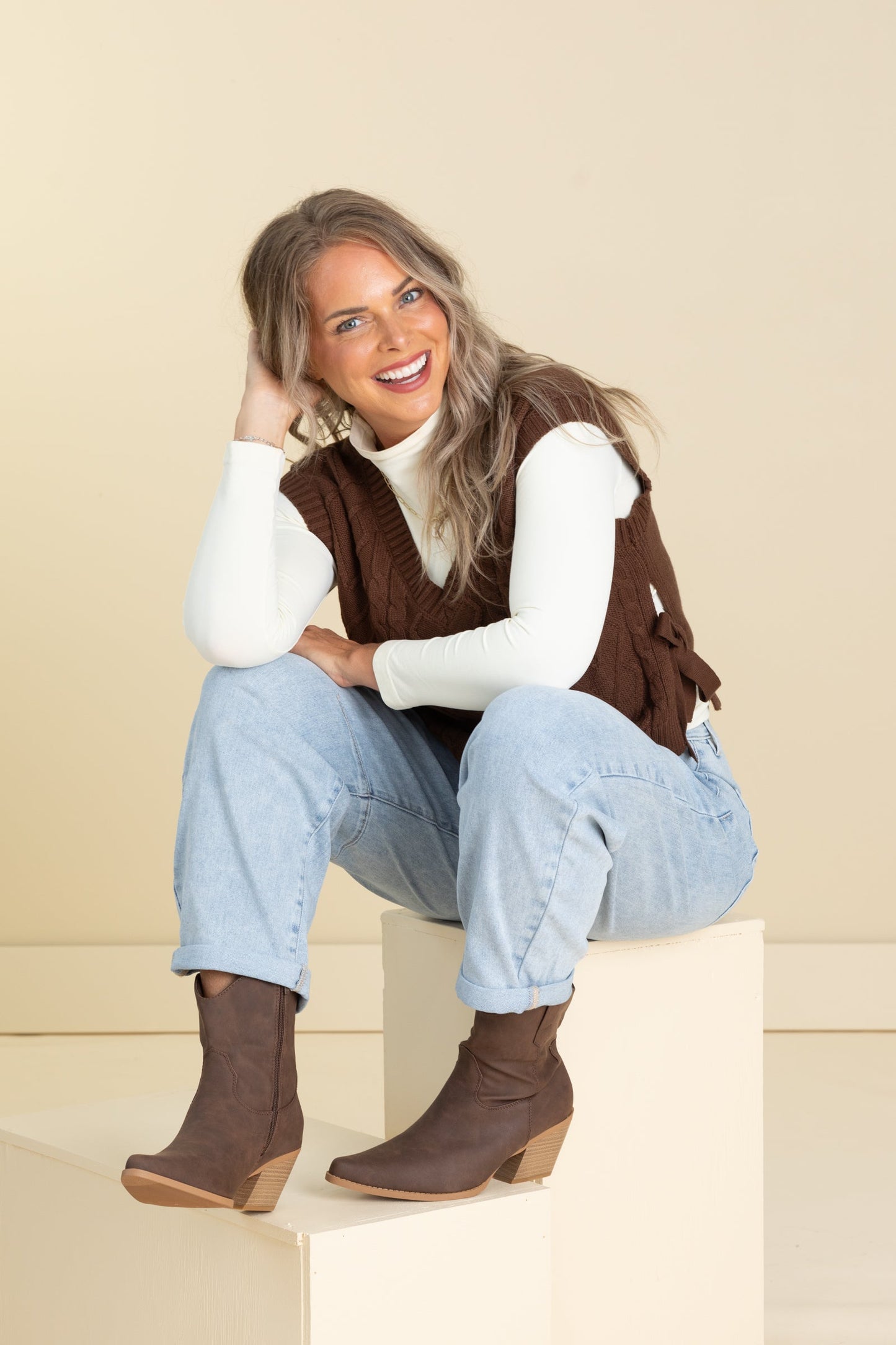 Western Cowboy Ankle Booties