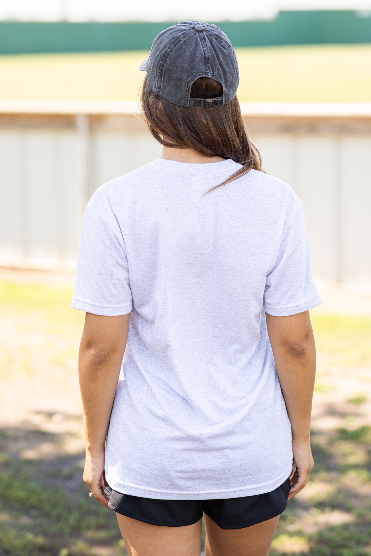 Black Washed Game Day Baseball Hat