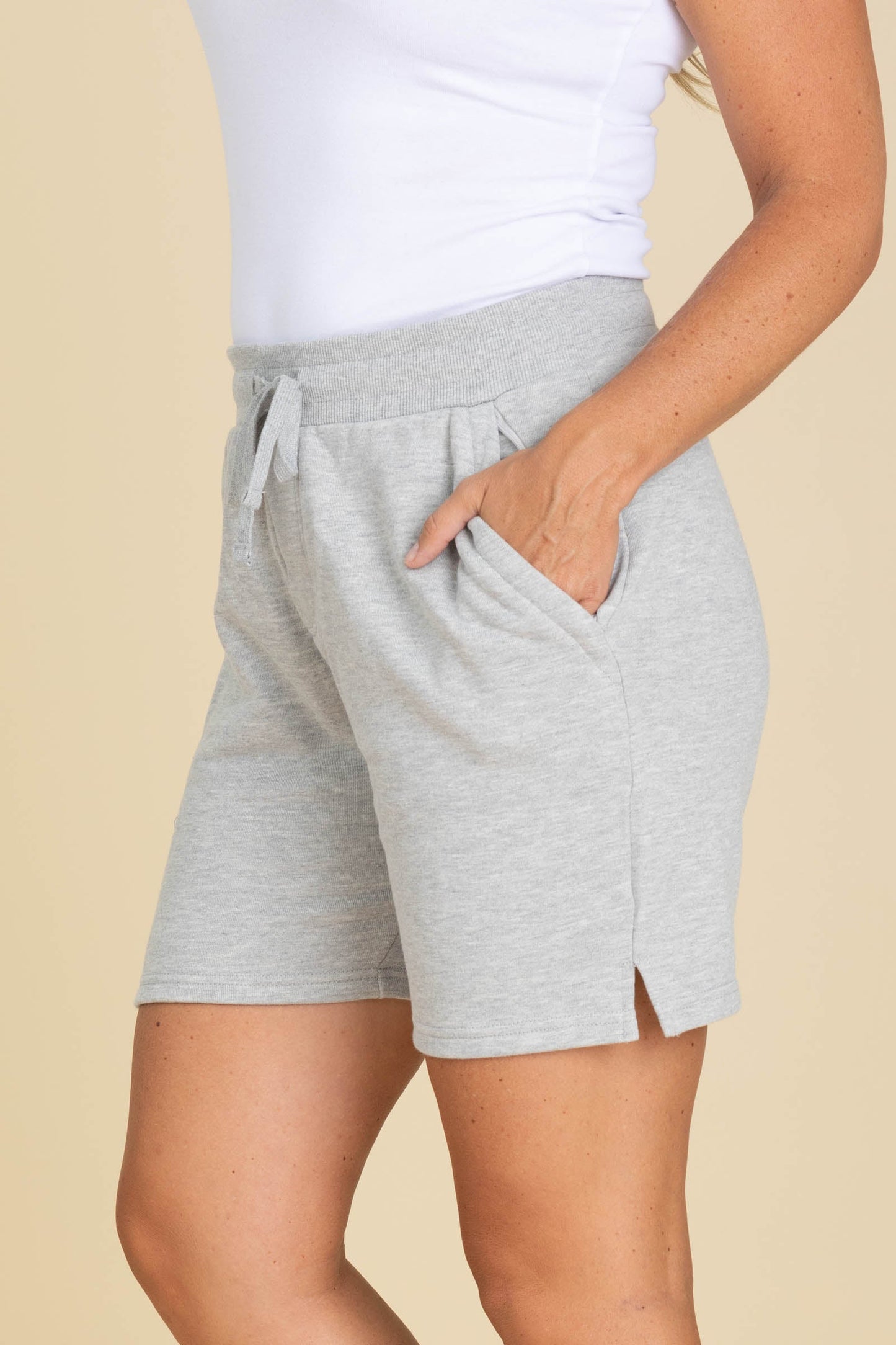 Drawstring Shorts With Pockets