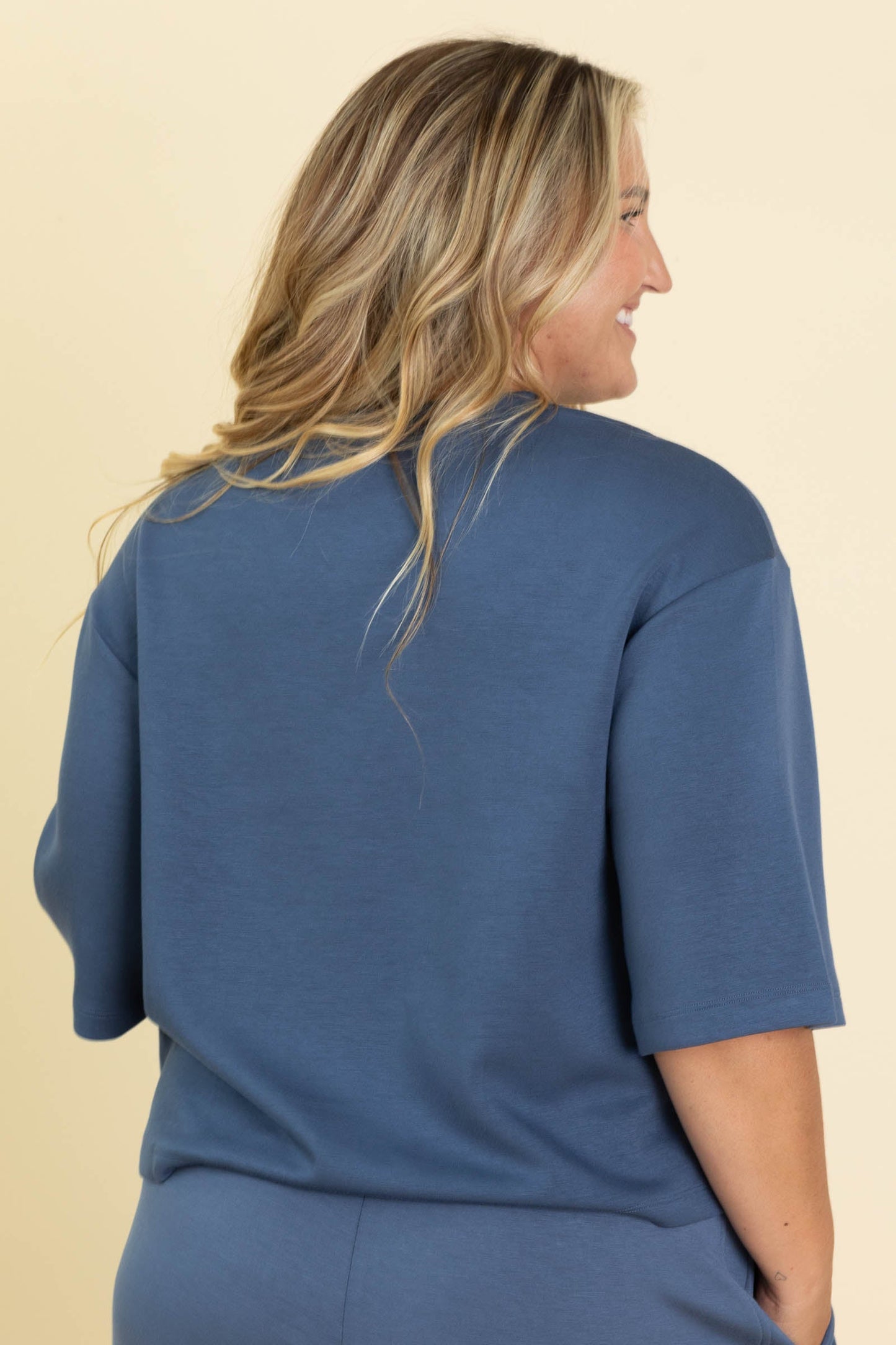 Short Sleeve Scuba Top