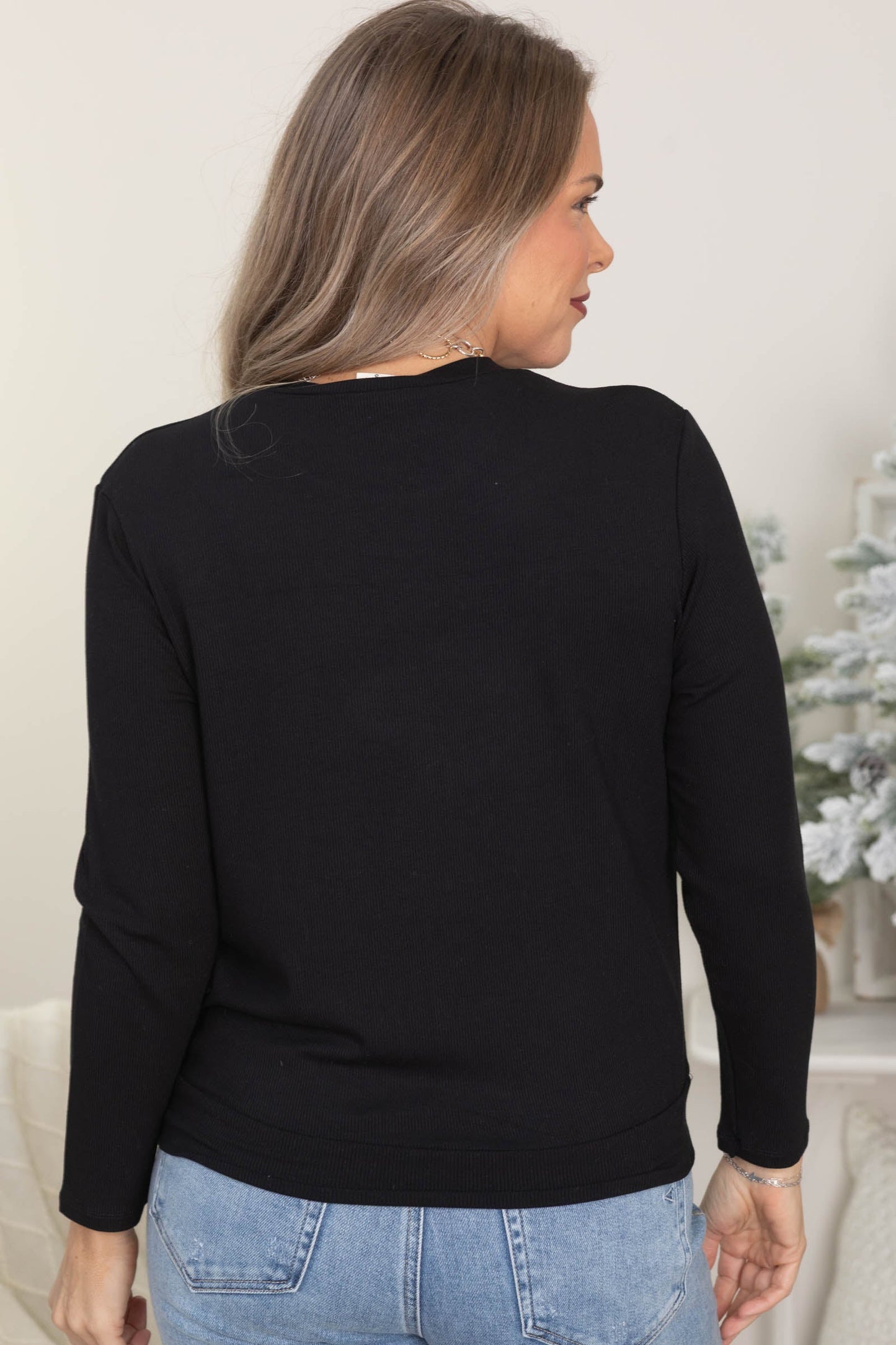 Ribbed Long Sleeve Ultimate Comfort Top