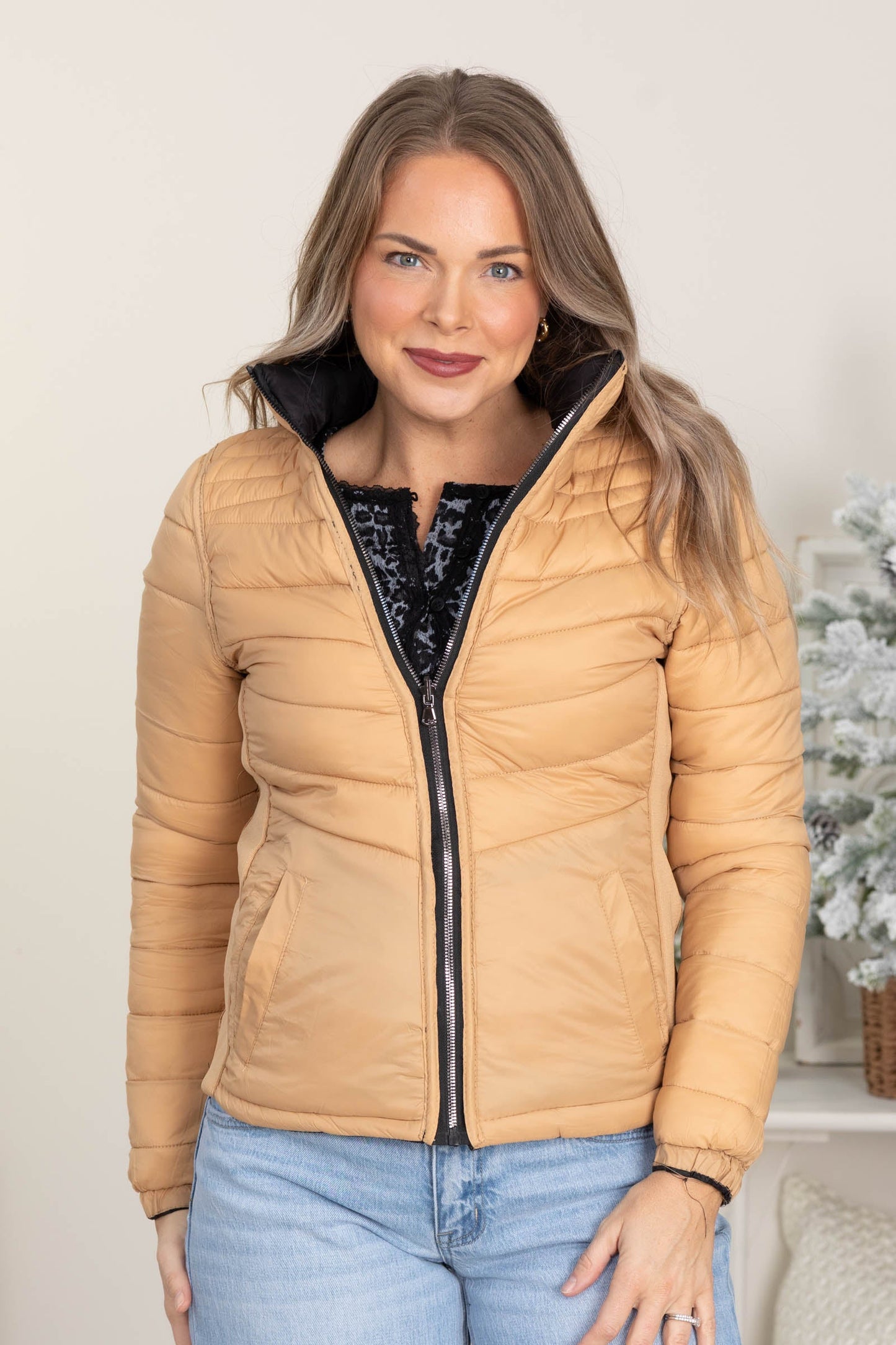 Reversible Nylon Quilted Puffers