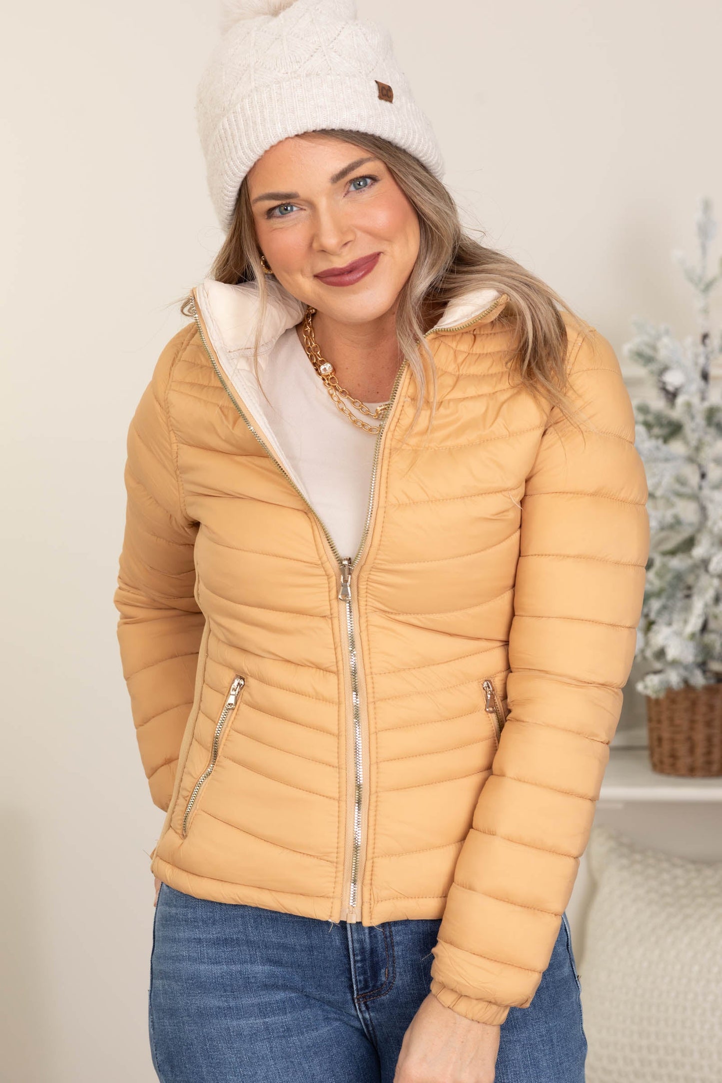 Reversible Nylon Quilted Puffers