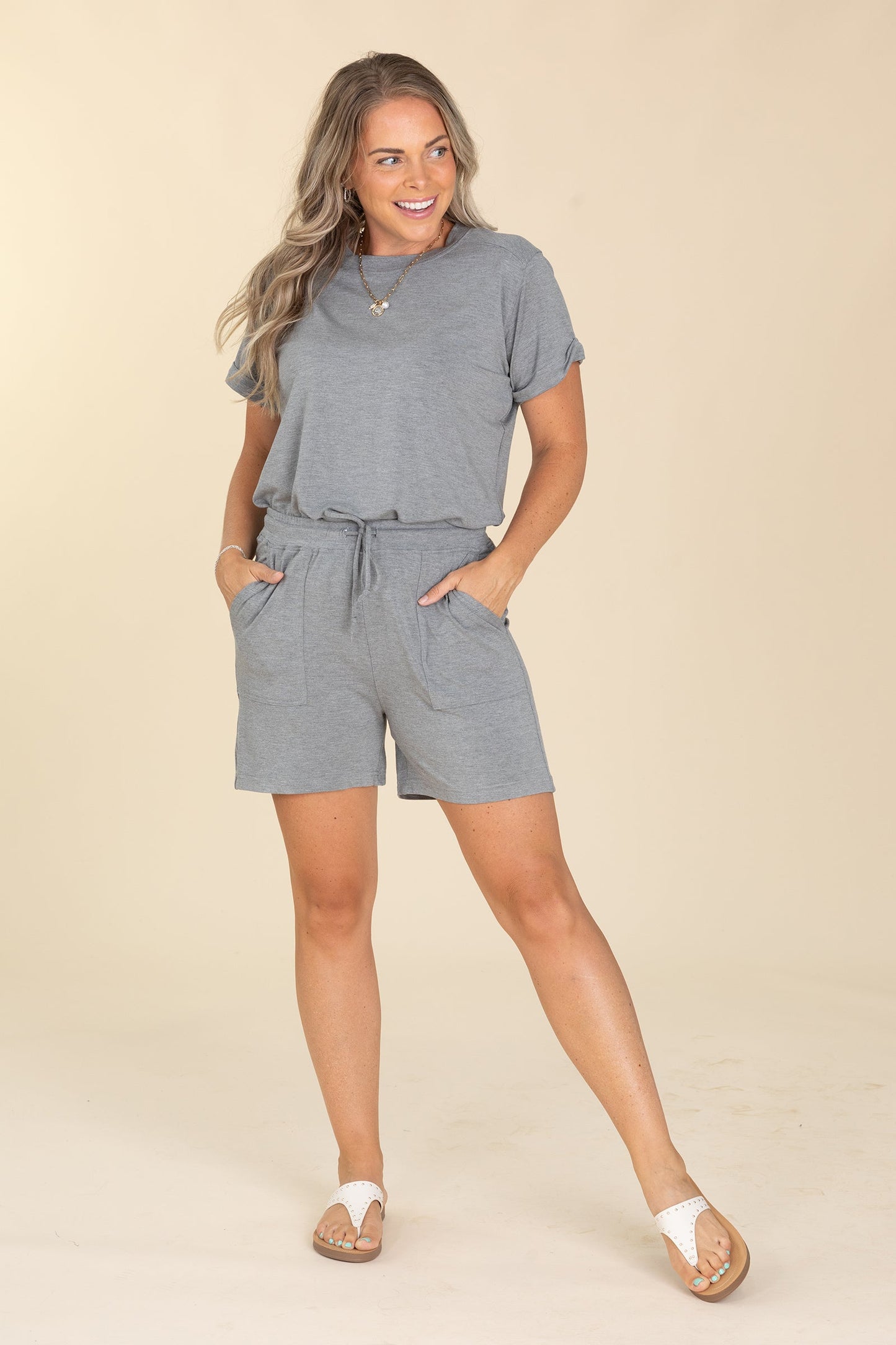 Relaxed Fit French Terry Knit Tees