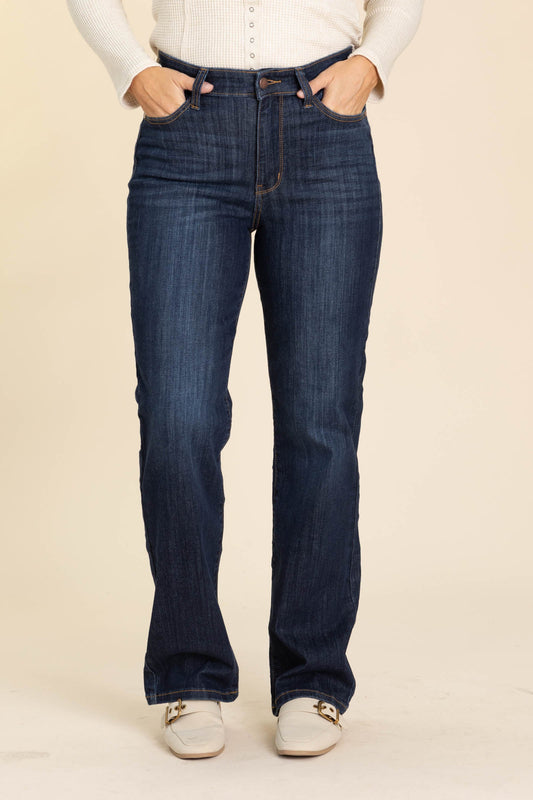 Judy Blue Dark Wash Straight Jeans