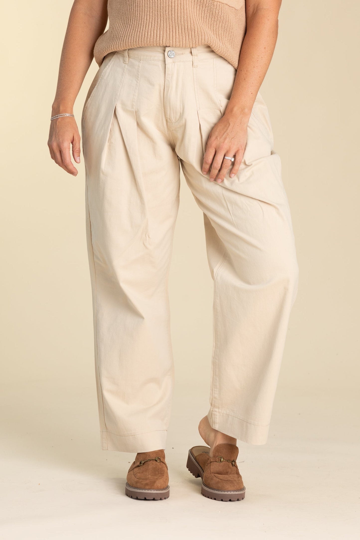 POL Twill Cotton Pants