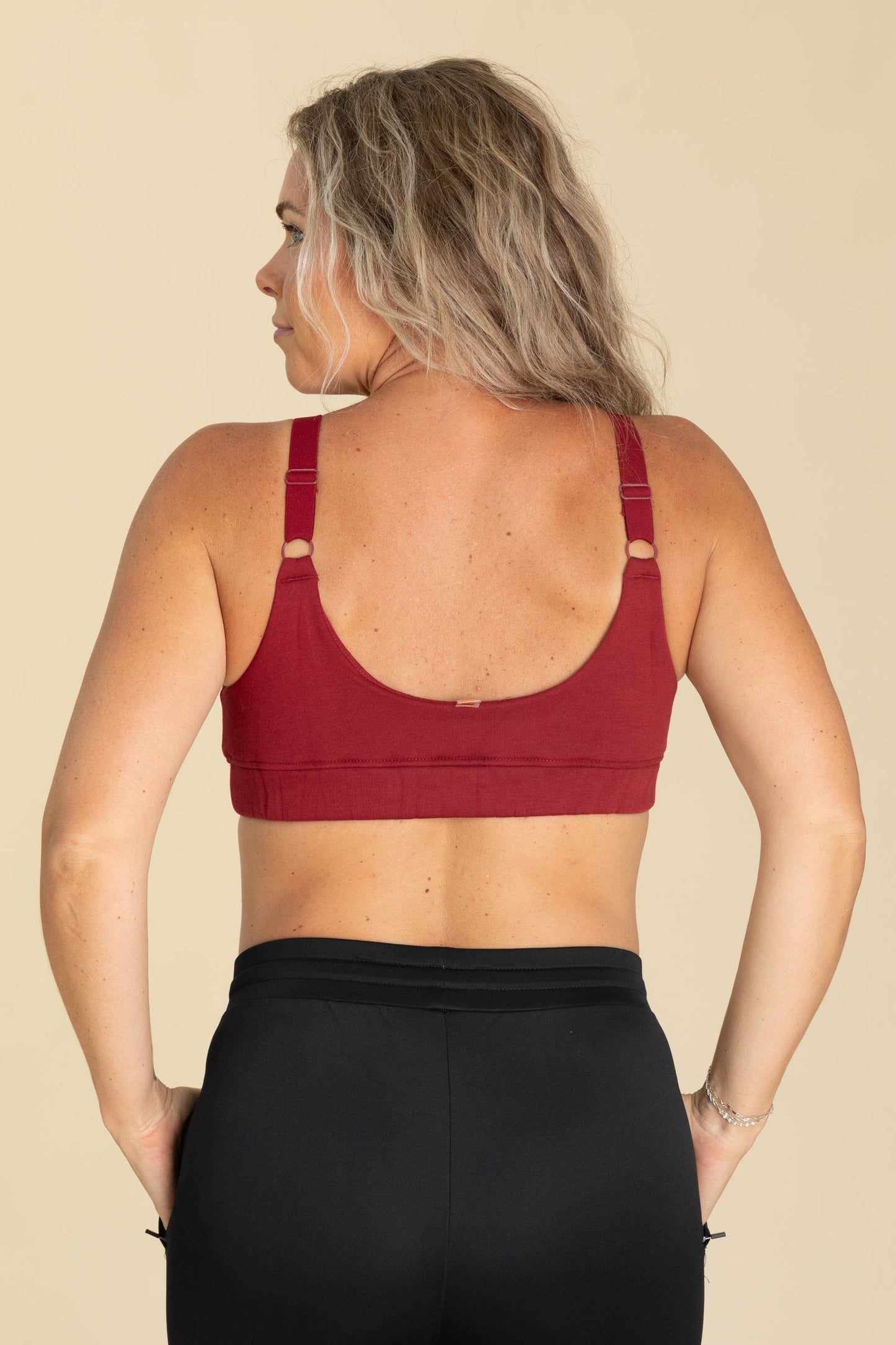 Cotton Blend Sweat Lounge Bras