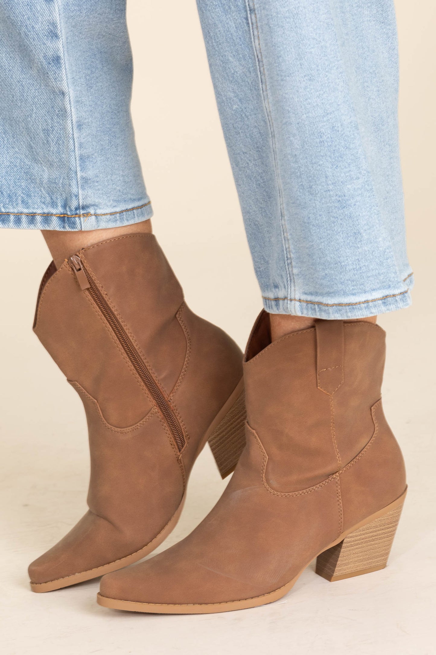 Western Cowboy Ankle Booties