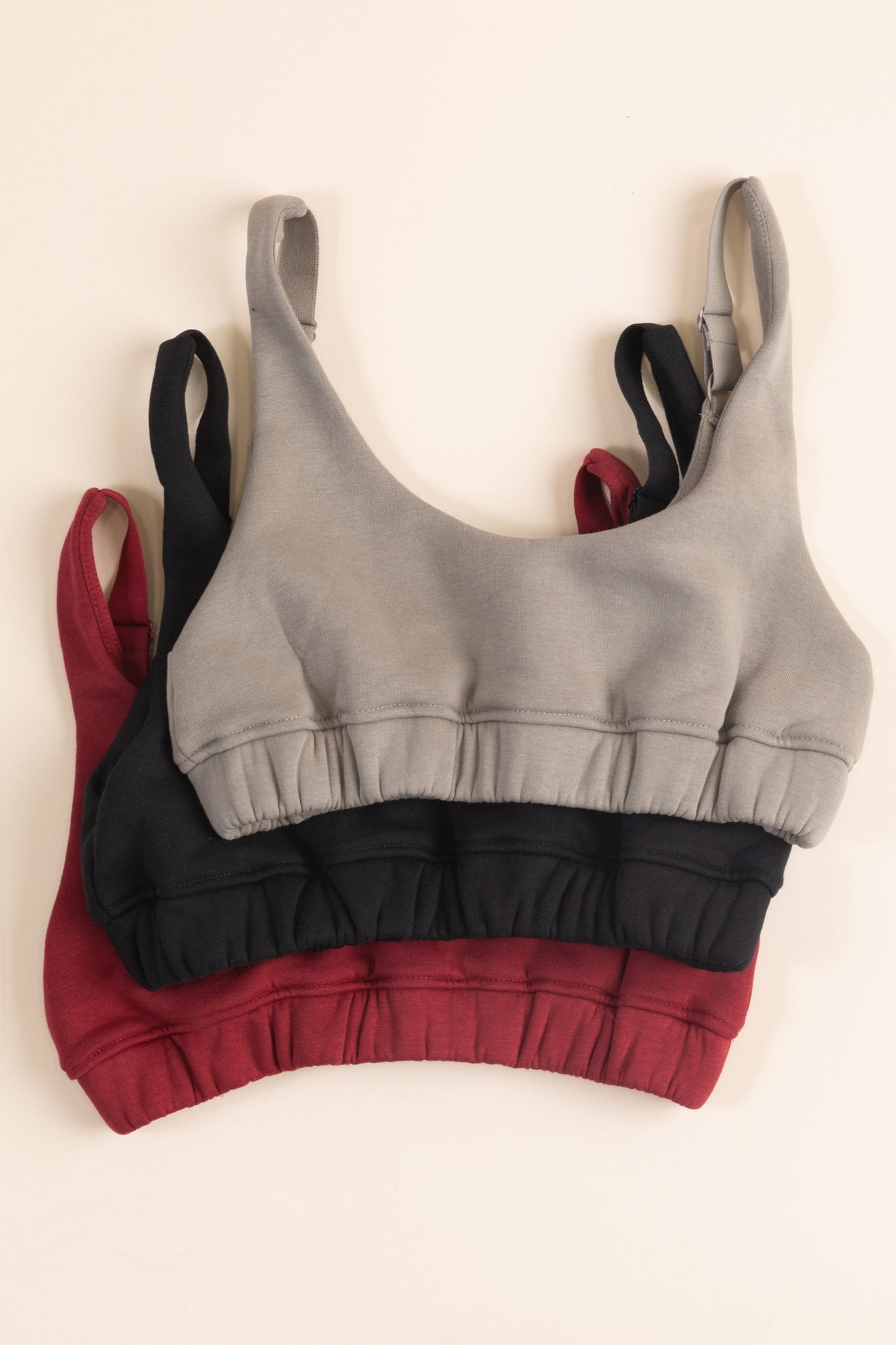 Cotton Blend Sweat Lounge Bras