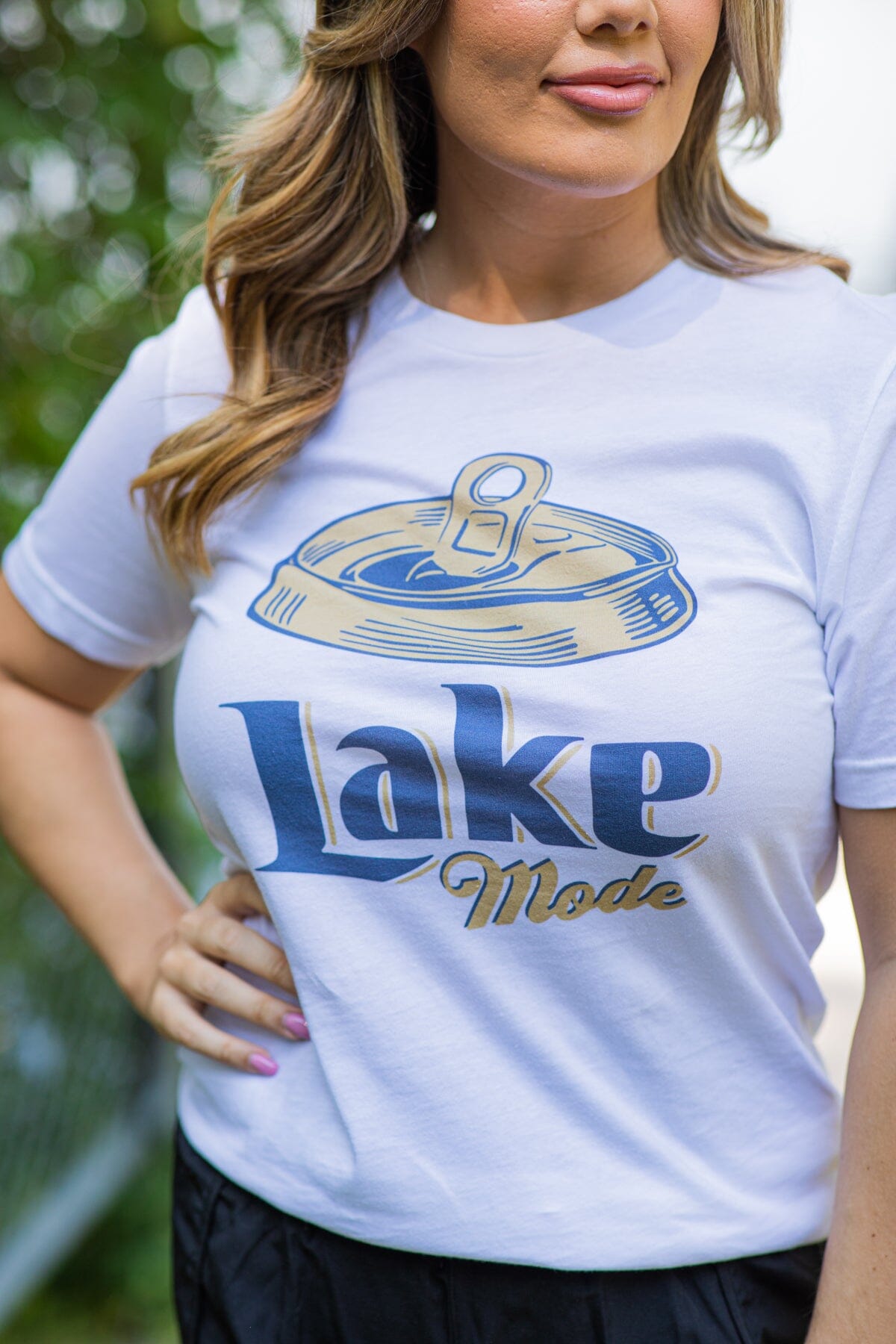 White Lake Mode Graphic Tee