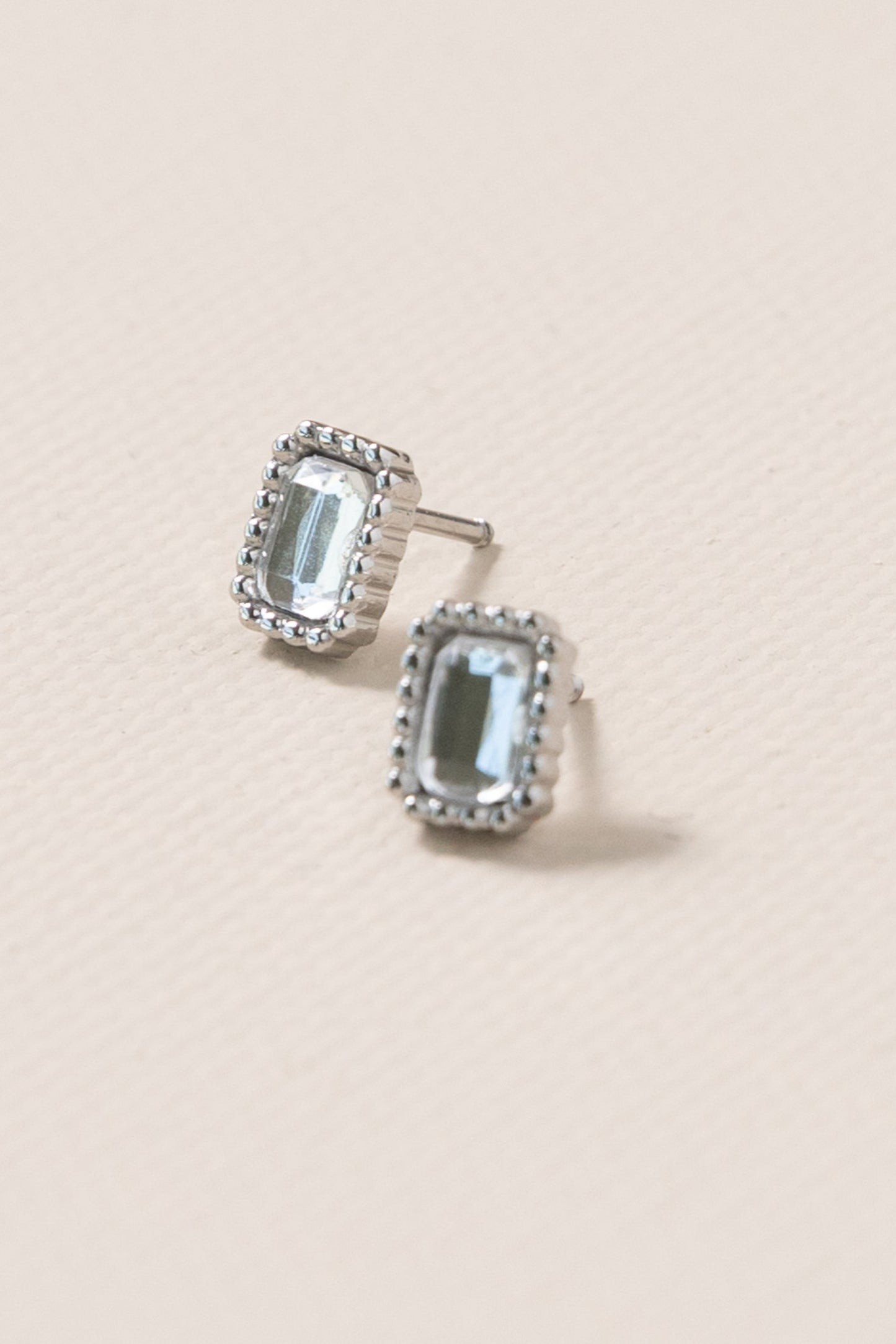 Madison Rectangle Stud Earrings