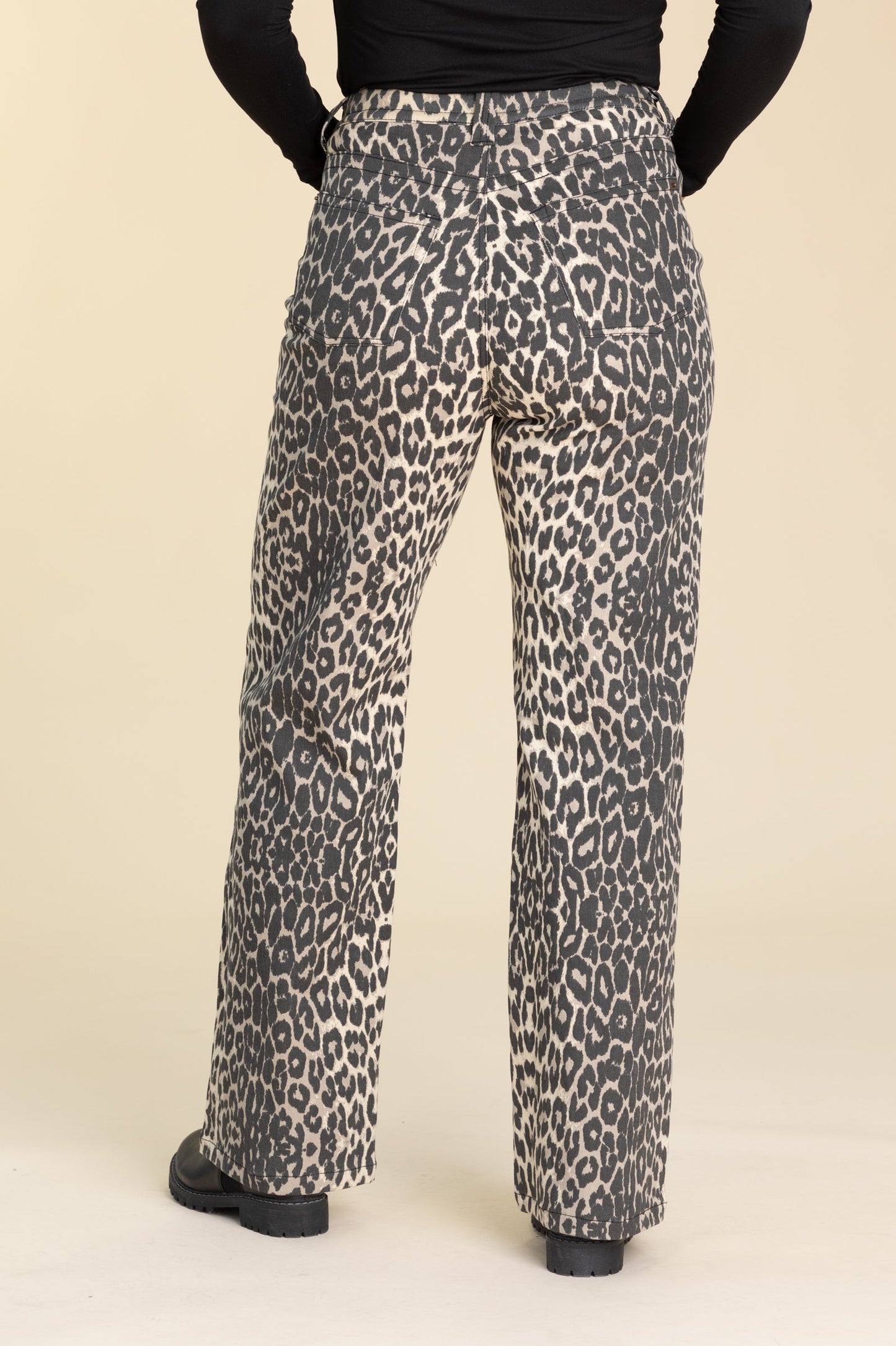 Leopard Animal Print High Waisted Pants