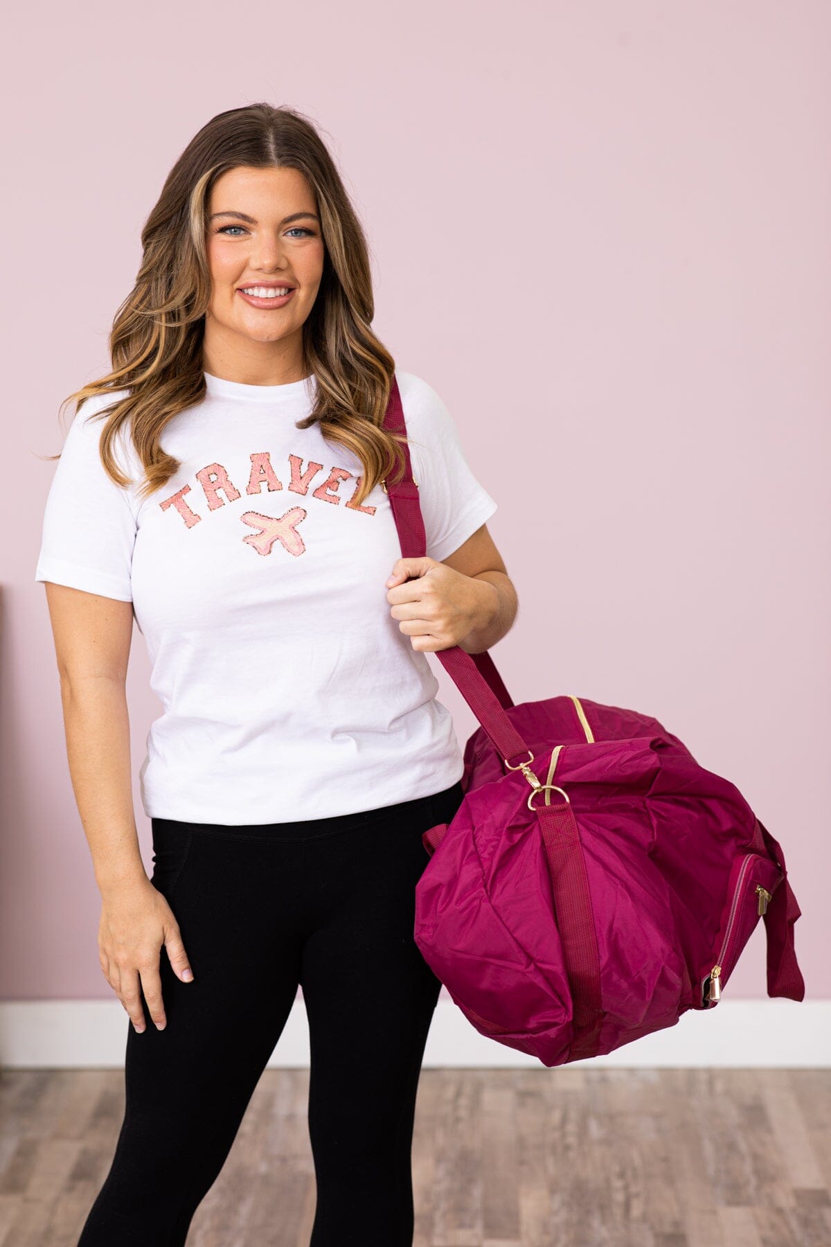 Off White Travel Patch Graphic Tee