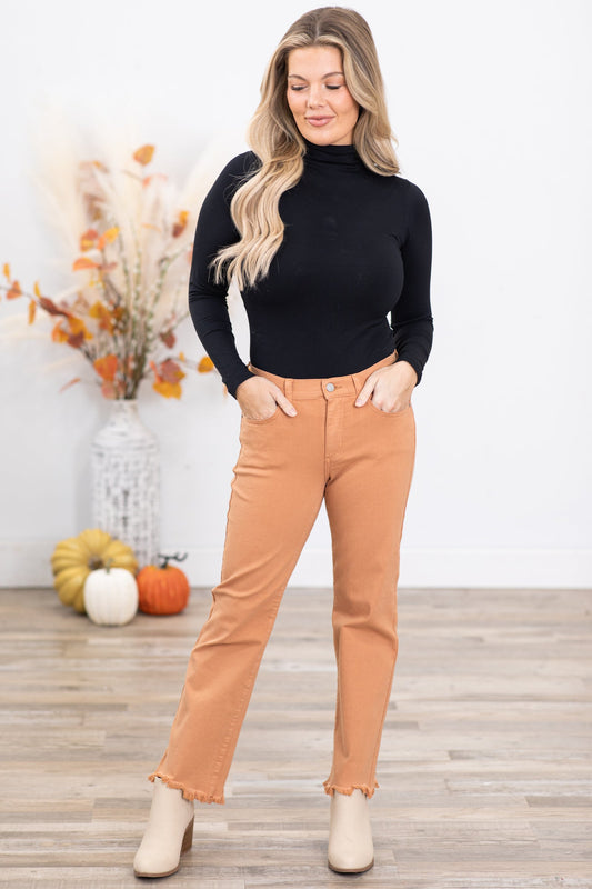 Sneak Peek Light Camel Straight Leg Jeans