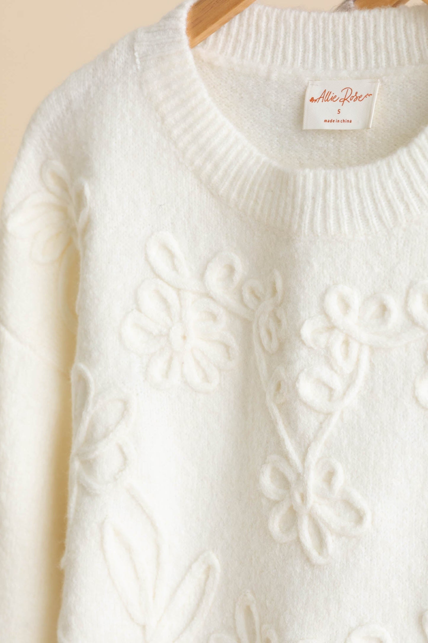 Floral Embroidery Sweaters