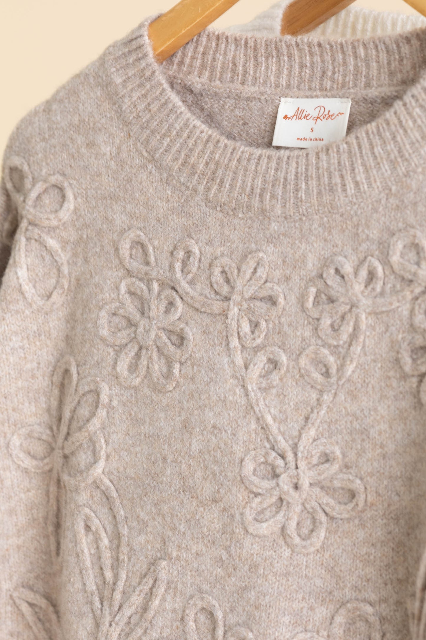 Floral Embroidery Sweaters