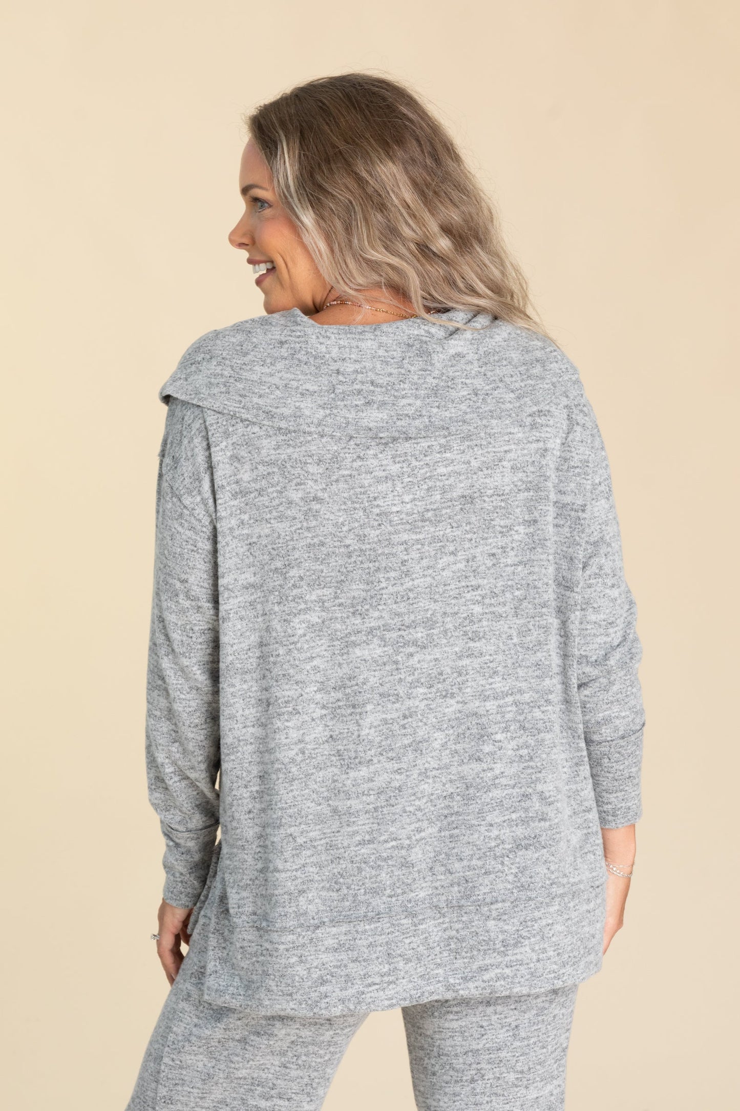 Soft Knit Boat Neck Top And Pants Luxe Sets