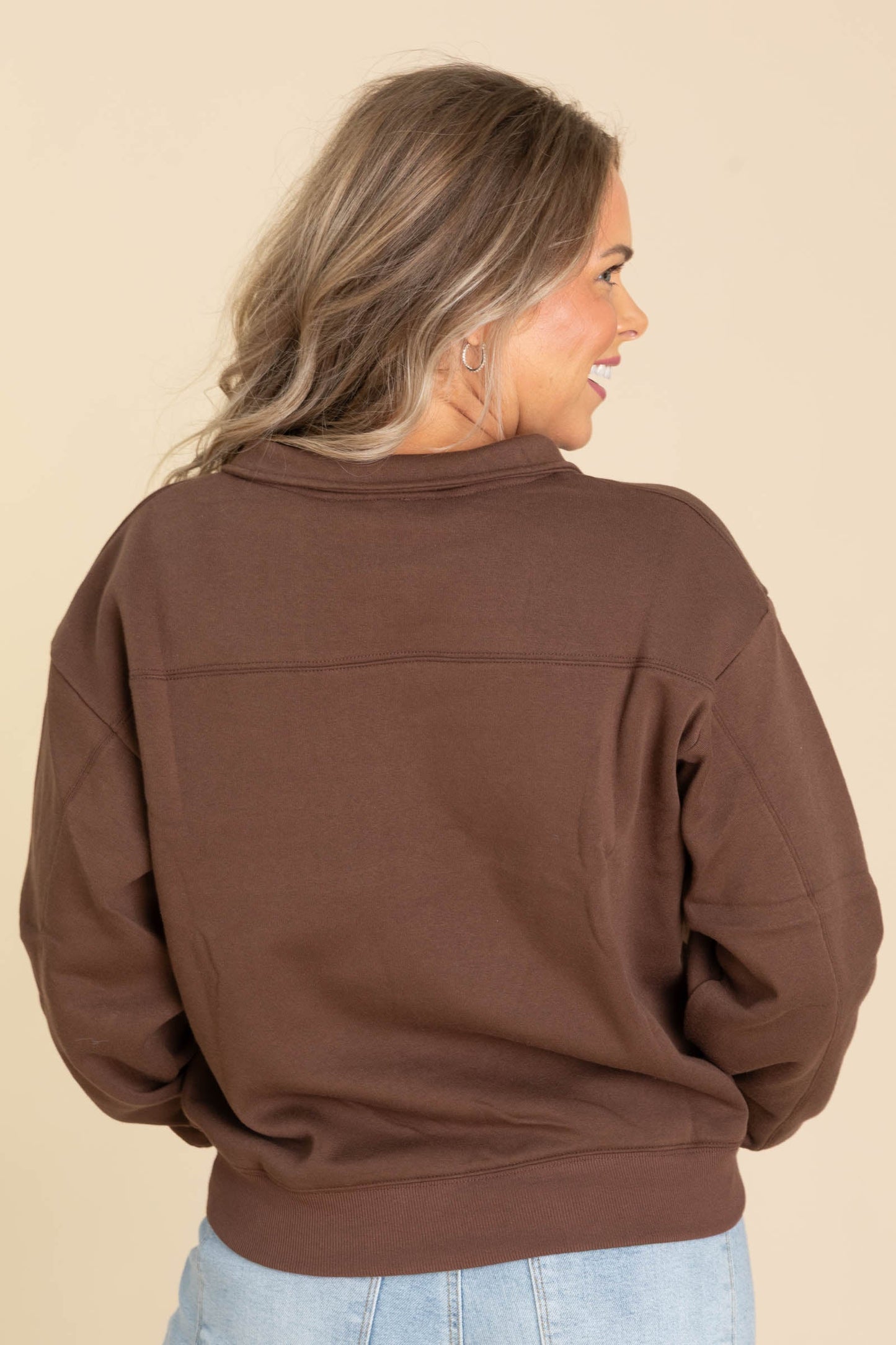 Fleece Half Zip Sweatshirts