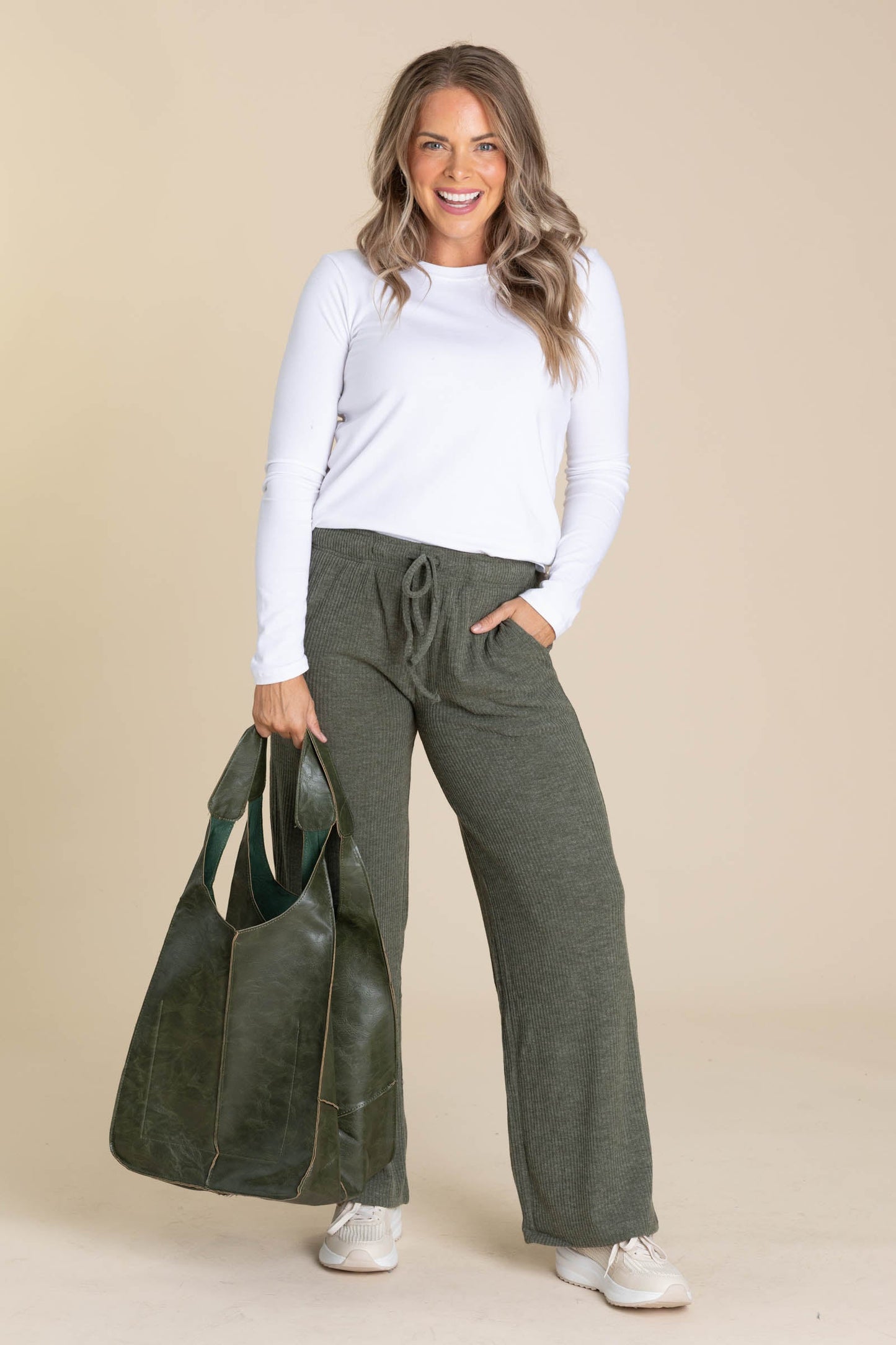 Large Capacity Soft Vegan Leather Bags