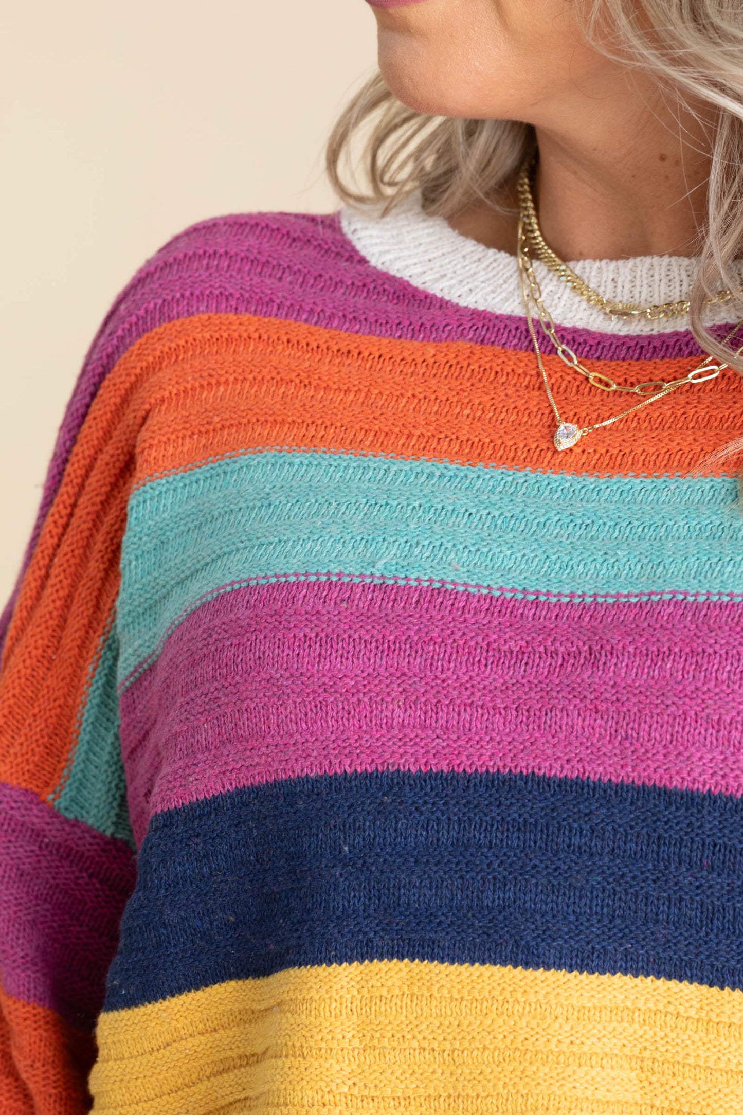 Multicolor Stripe Sweater