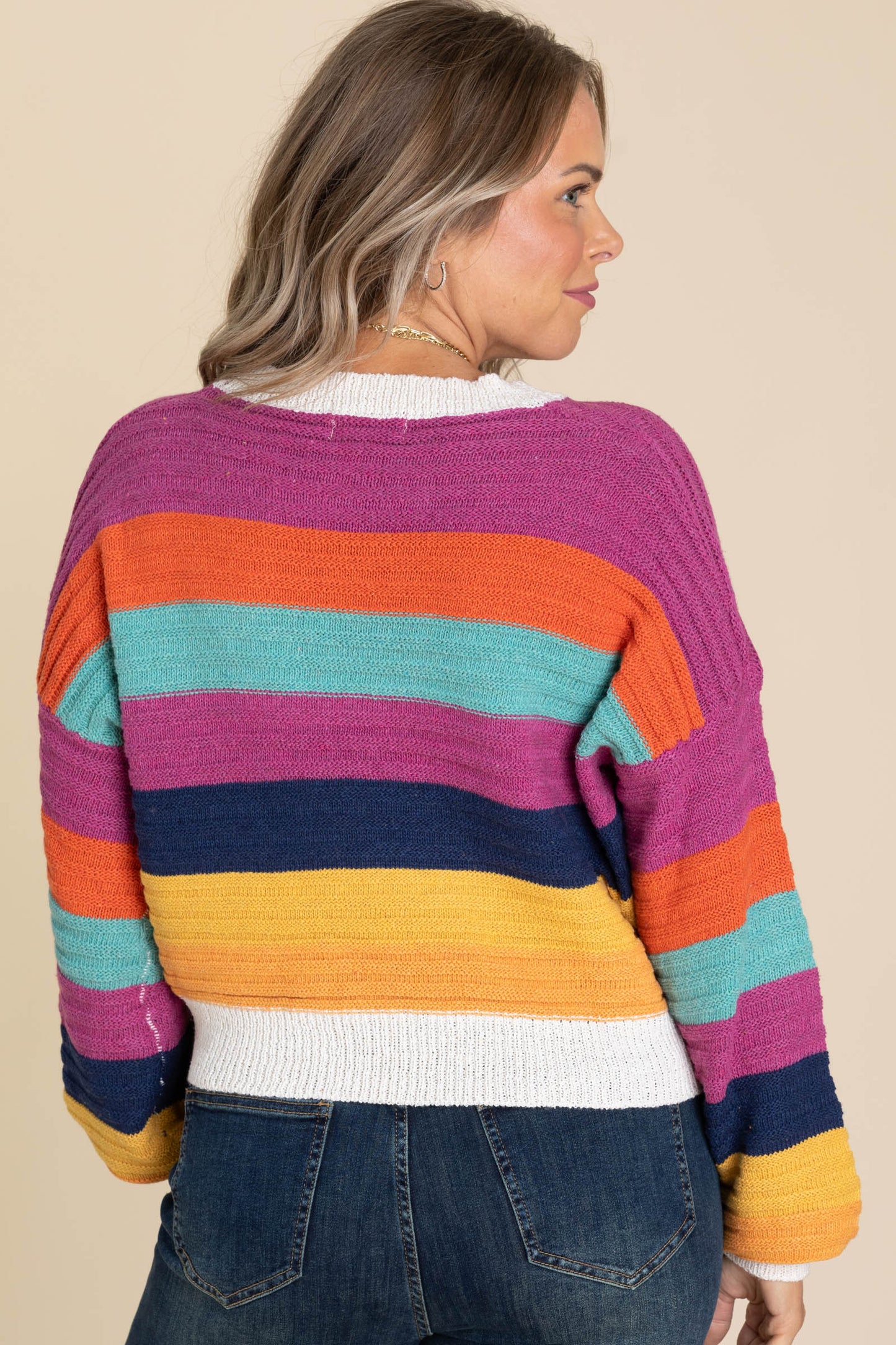 Multicolor Stripe Sweater
