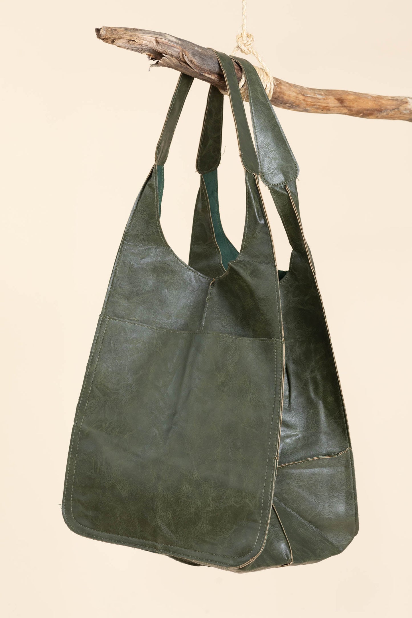 Large Capacity Soft Vegan Leather Bags