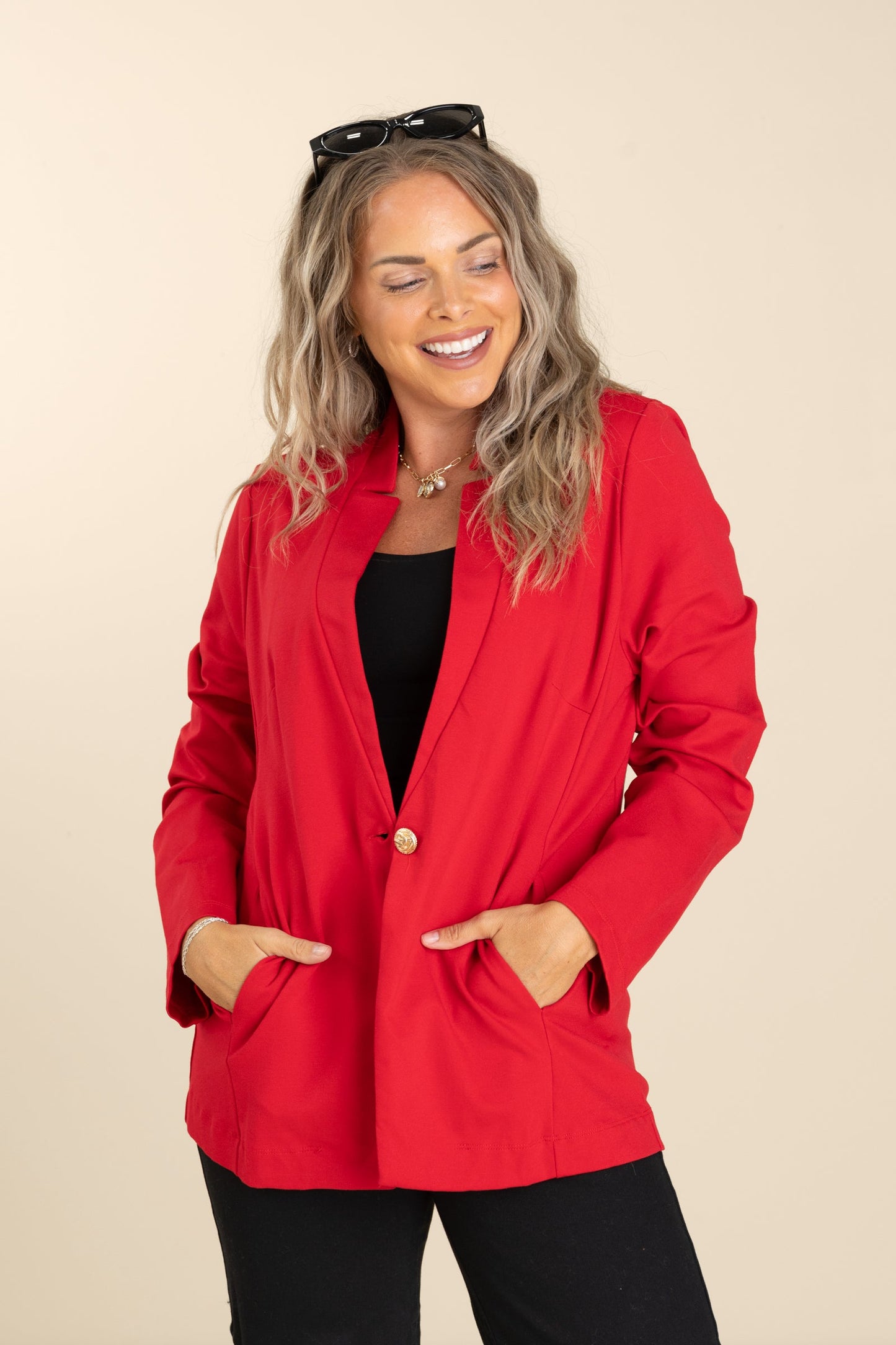 Single Button Everywhere Blazers