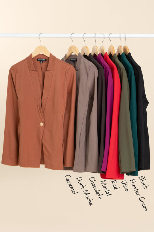 Single Button Everywhere Blazers