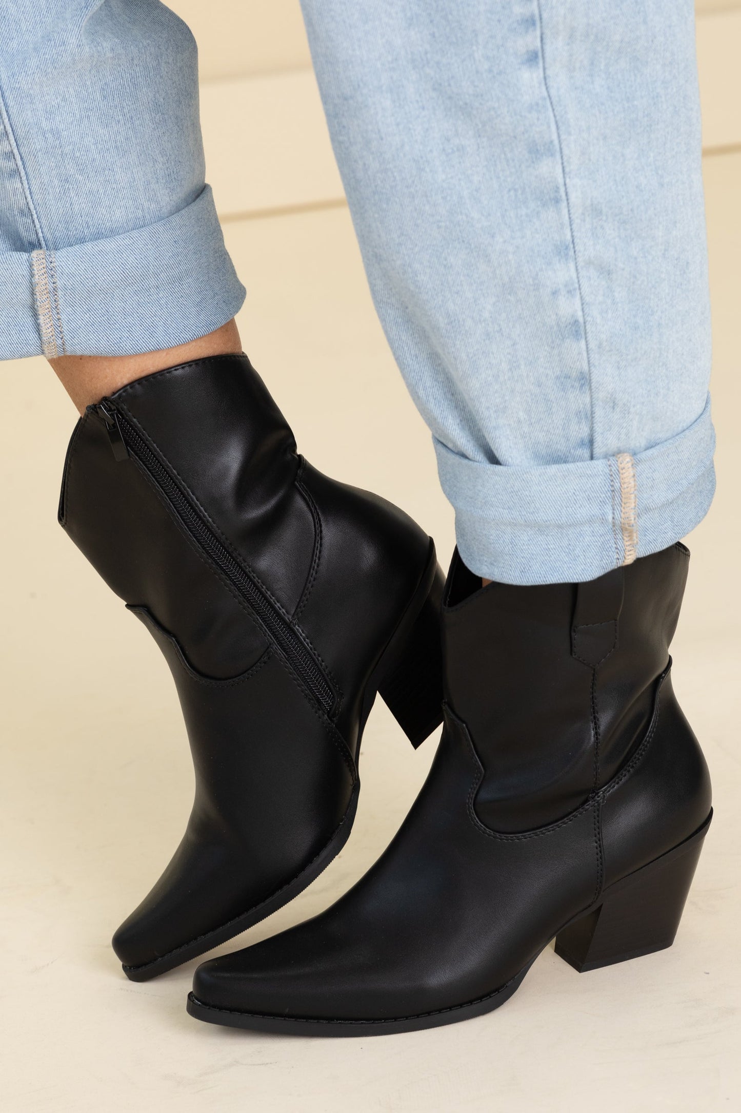 Western Cowboy Ankle Booties