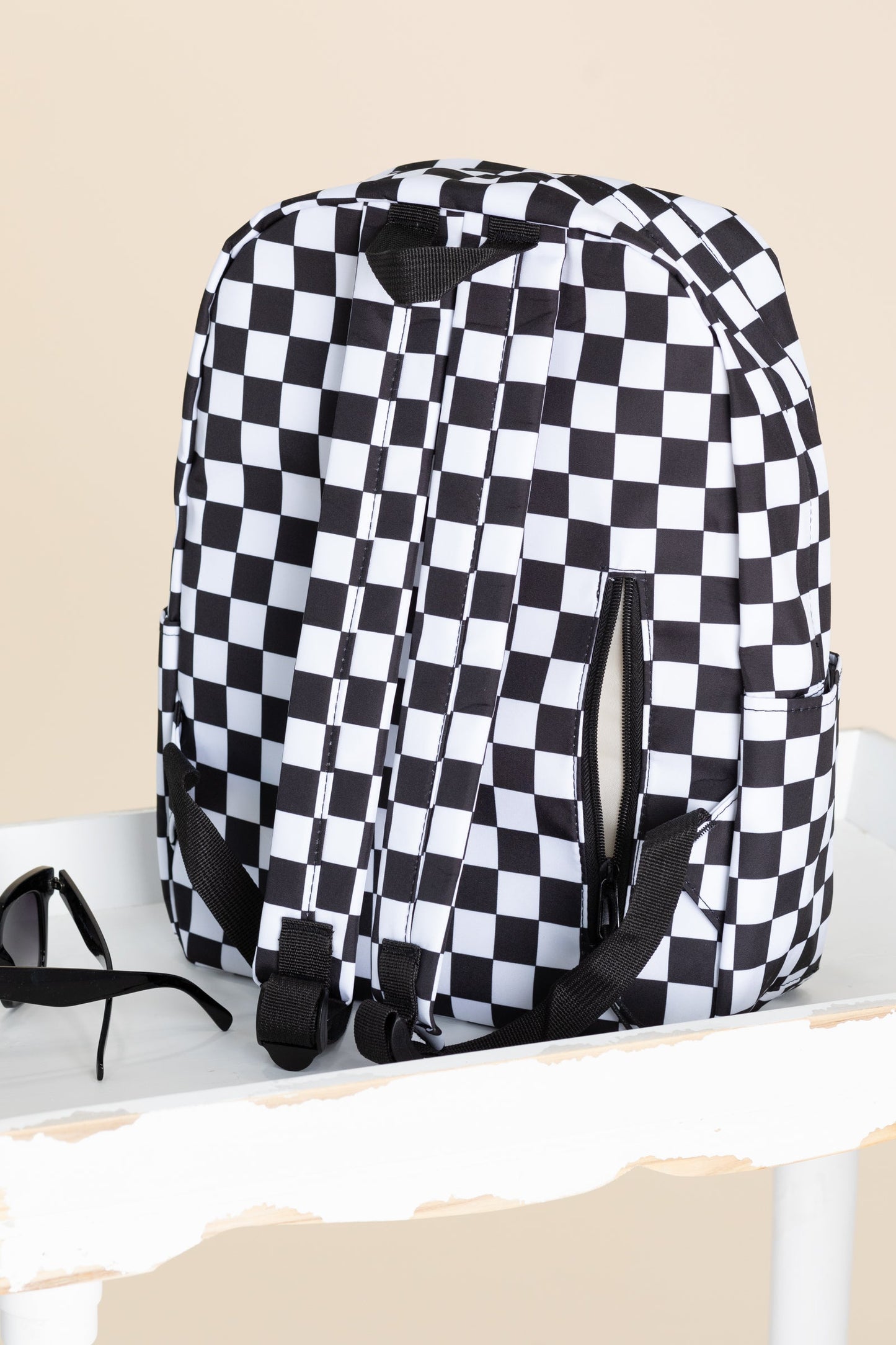 Checkered Backpack