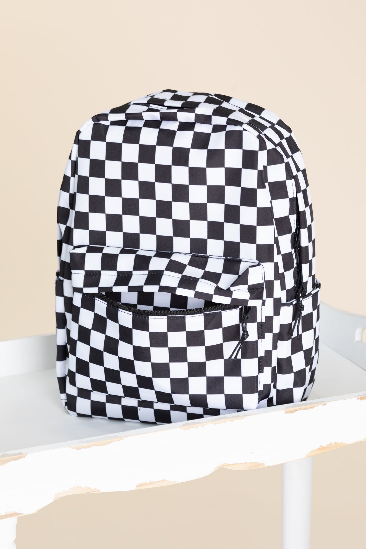 Checkered Backpack