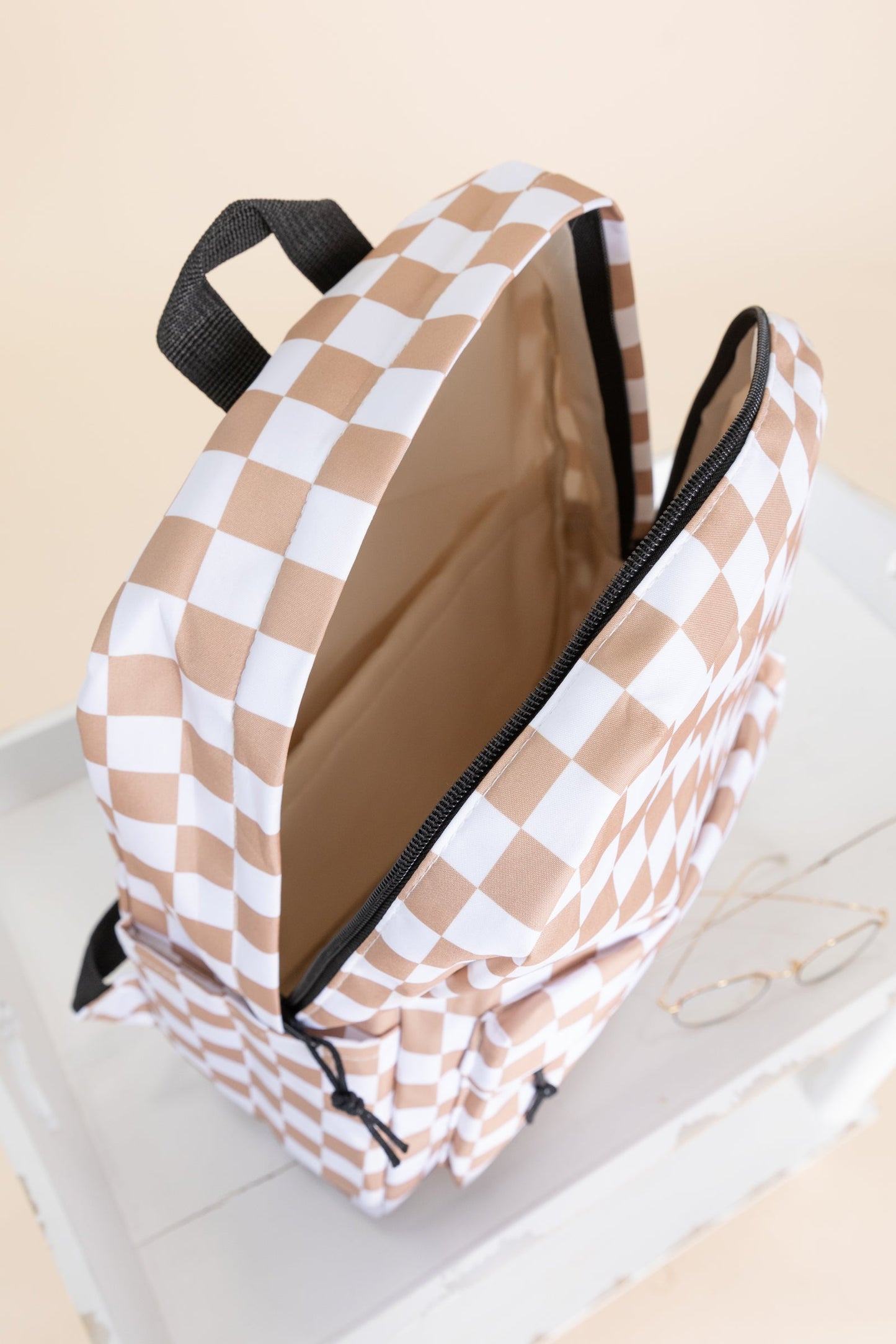 Checkered Backpack