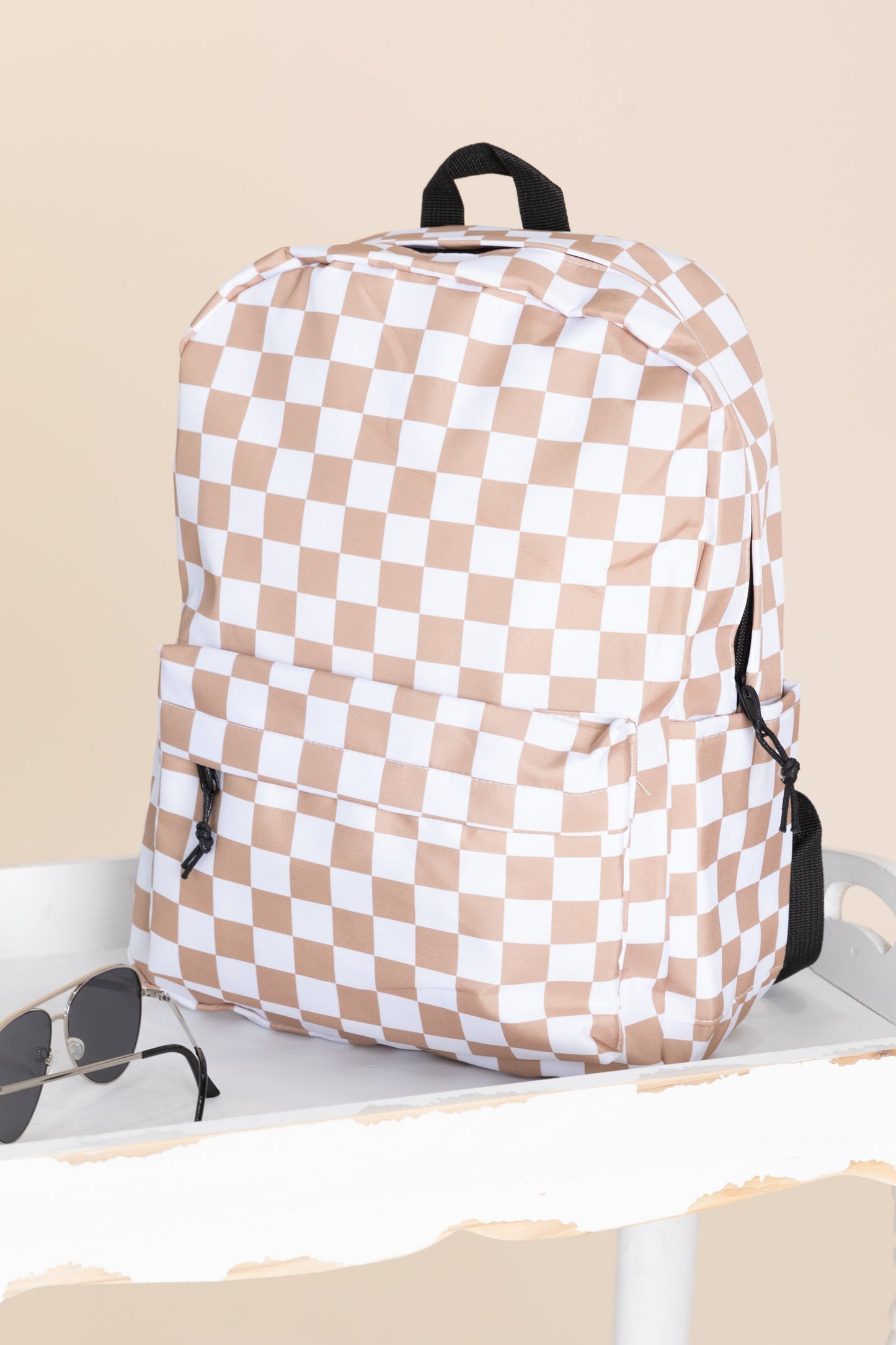 Checkered Backpack