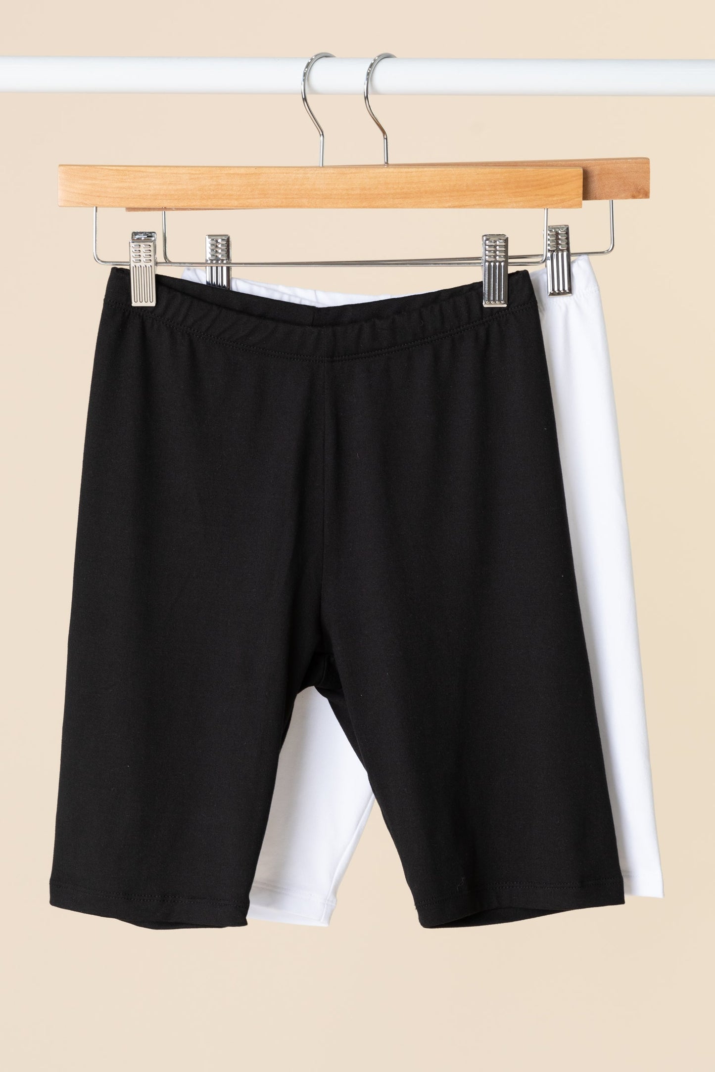 Brushed Microfiber Biker Shorts