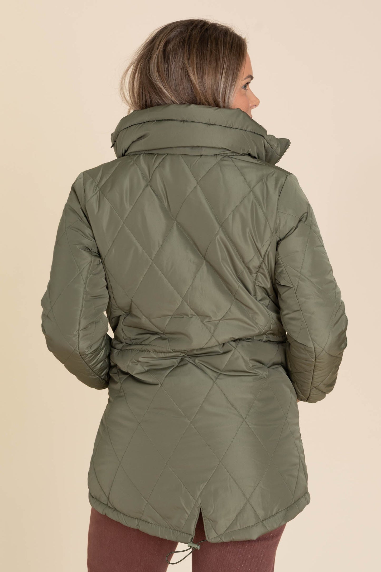 Long Quilted Anorak Coats