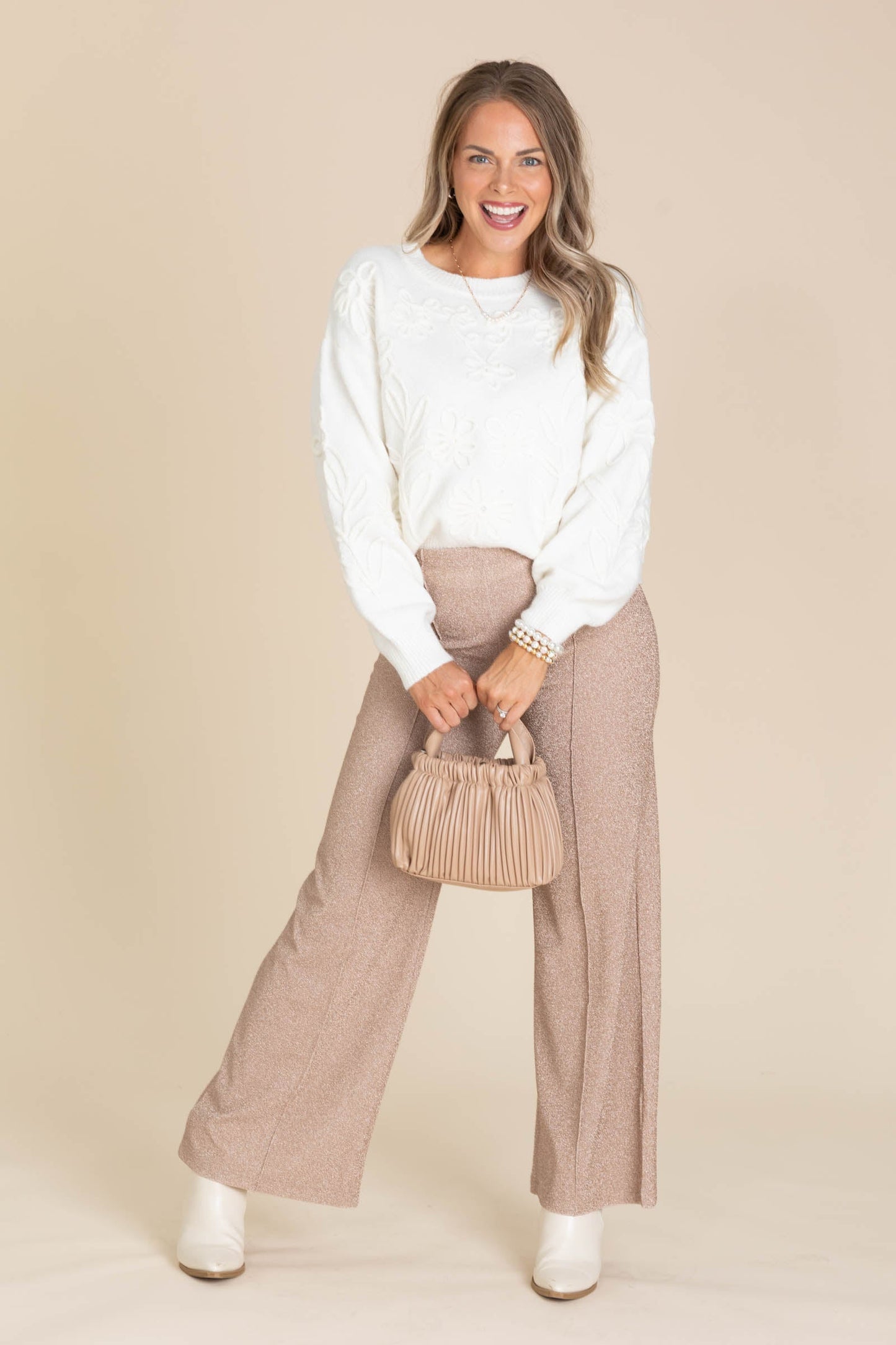 Ash Mocha Crossbody Bucket Bag