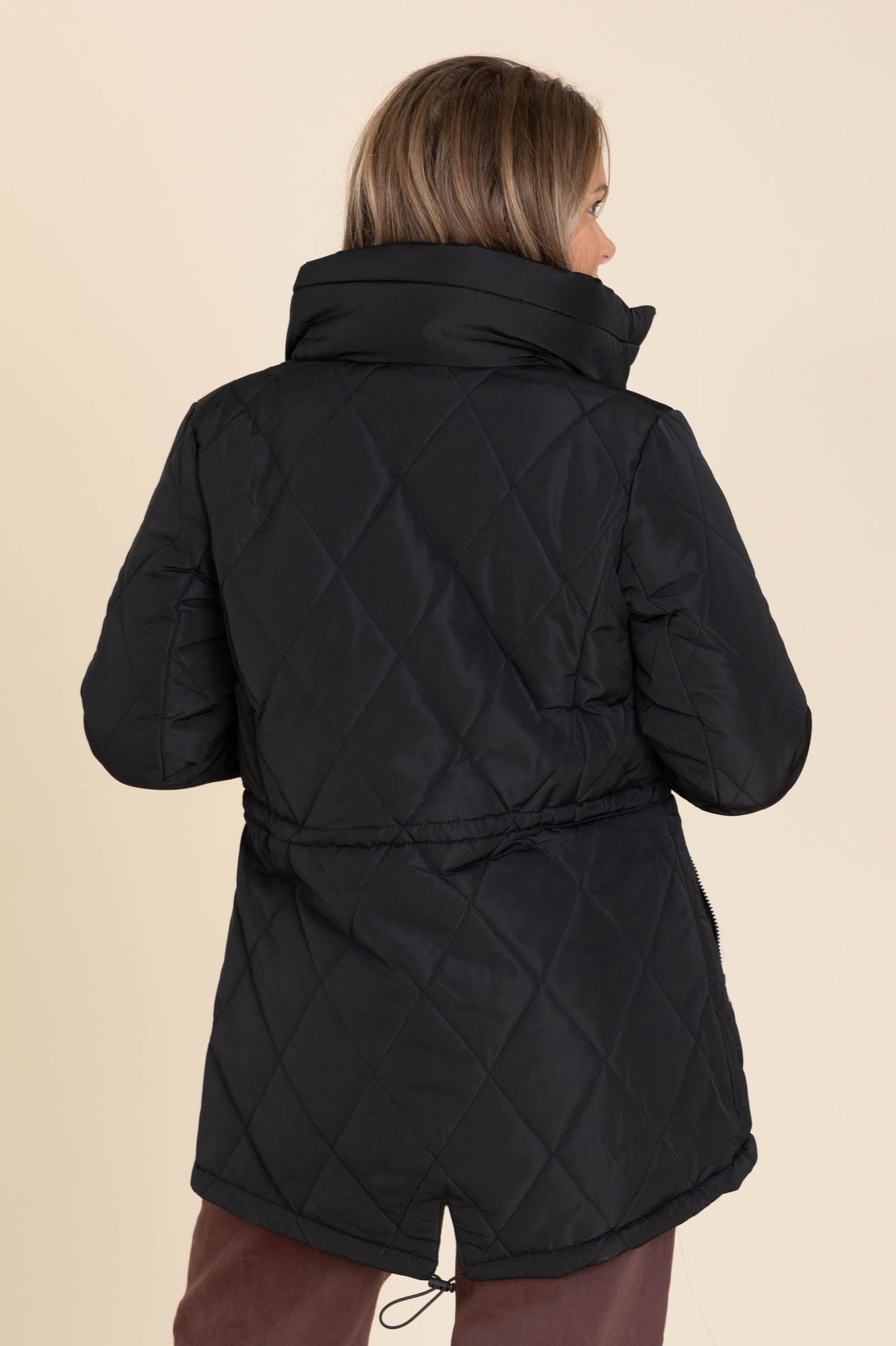 Long Quilted Anorak Coats