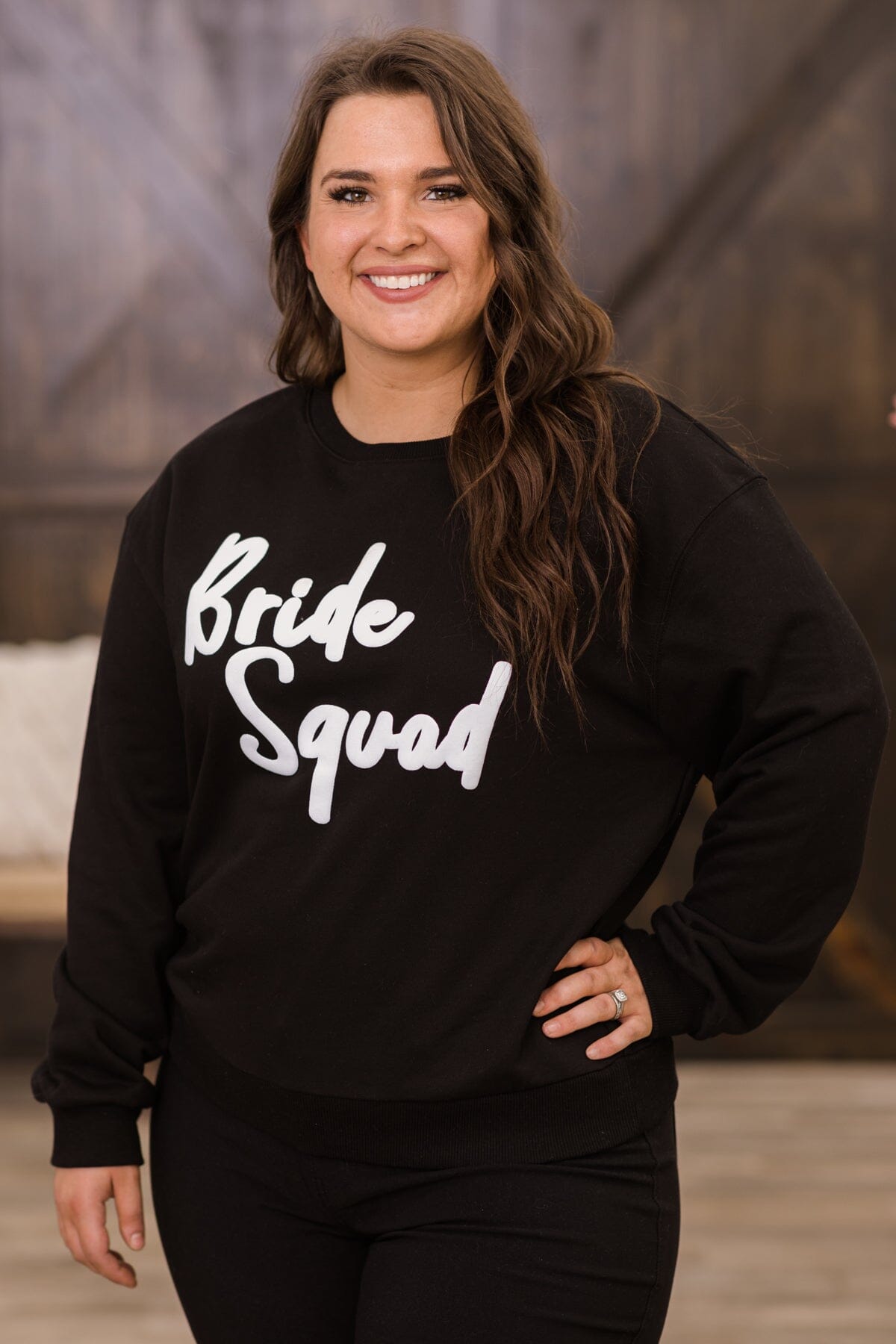 Black Bride Squad Graphic Sweatshirt