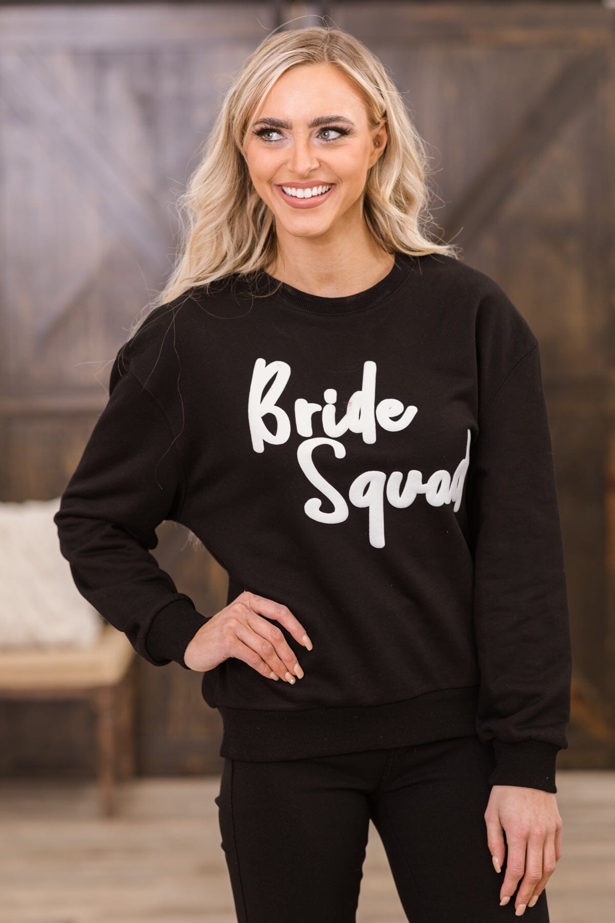 Black Bride Squad Graphic Sweatshirt