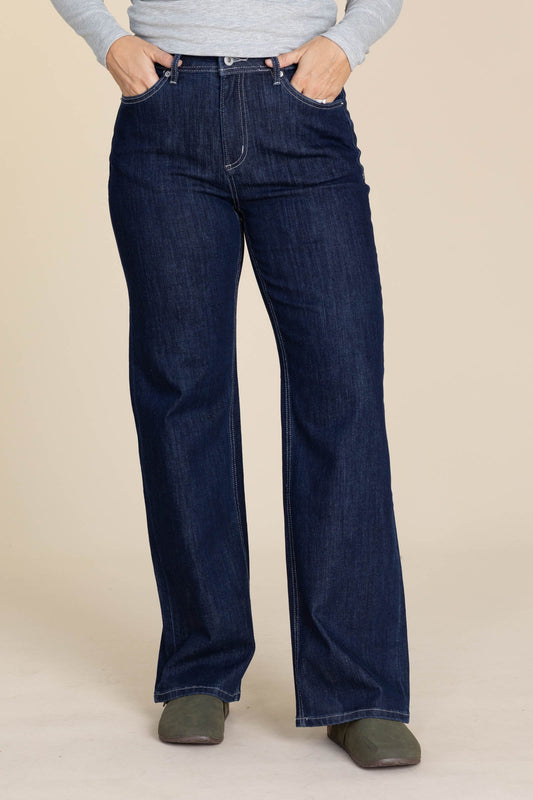 Mica High Rise Straight Leg Loose Fit Jeans