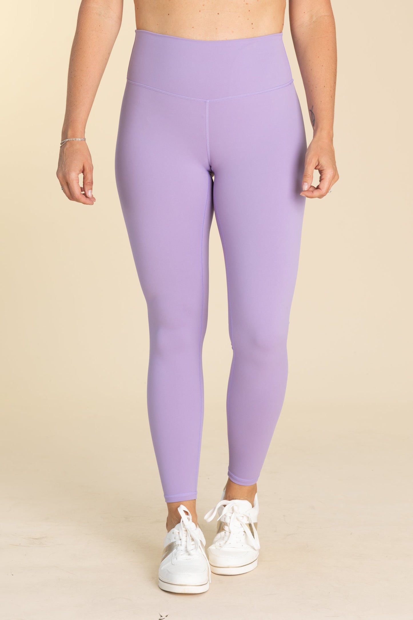 Lavender Minimal High Waist Leggings