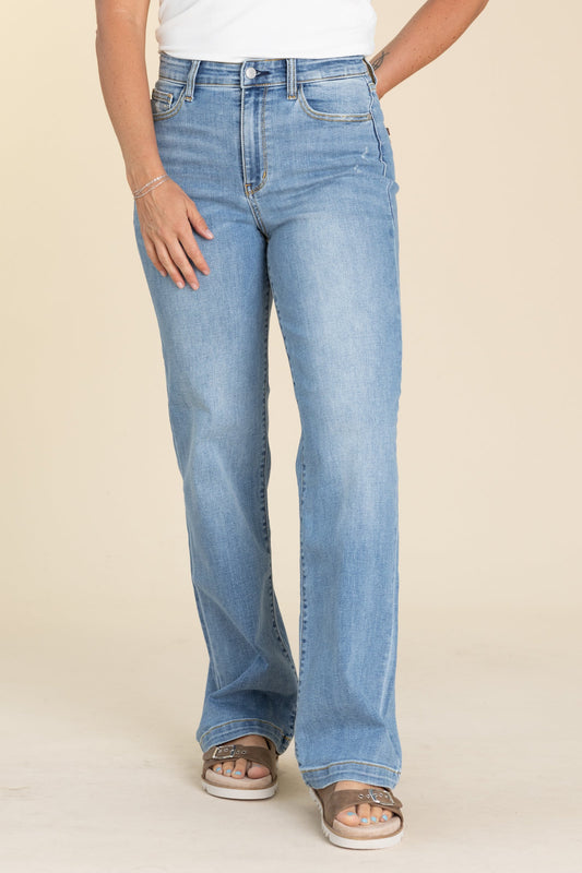 Judy Blue Trouser Straight Fit Jeans