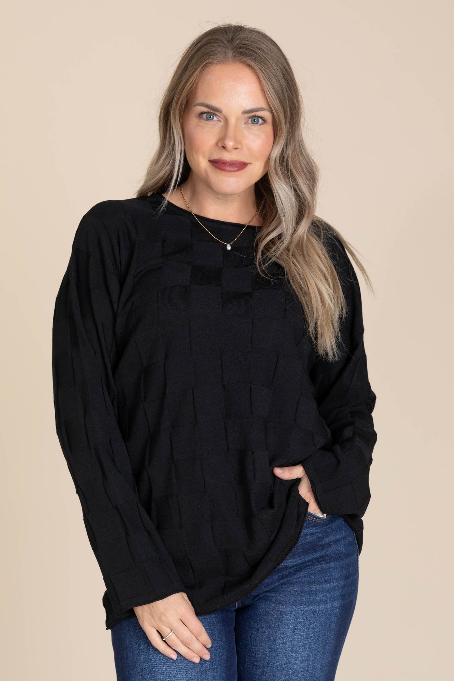 Abstract Weave Sweaters