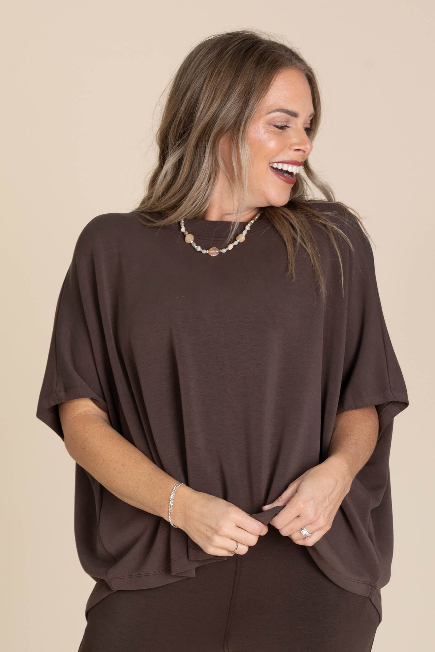 Soft Knit Boatneck Knit Tops