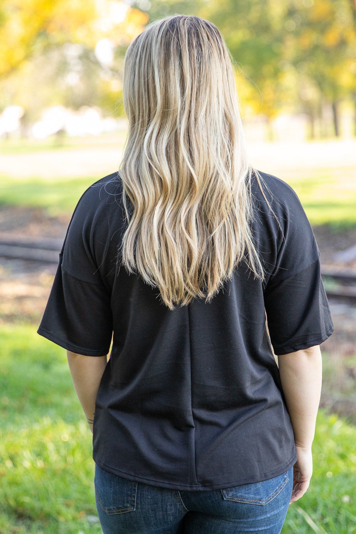 Black I'm A Cute Little Ray Graphic Tee