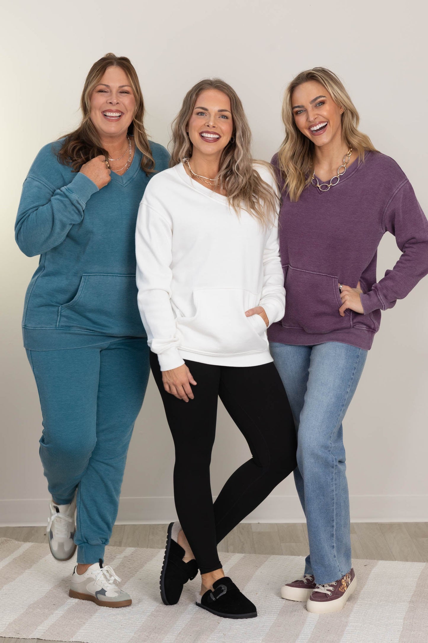 Filly Flair Cozy Campfire V-Neck Sweatshirt