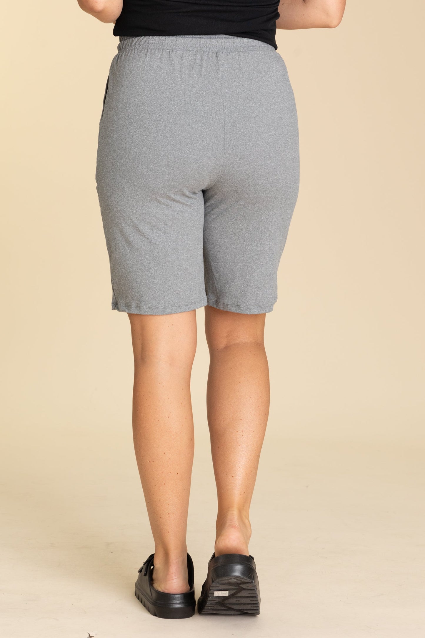 Soft Knit Drawstring Shorts